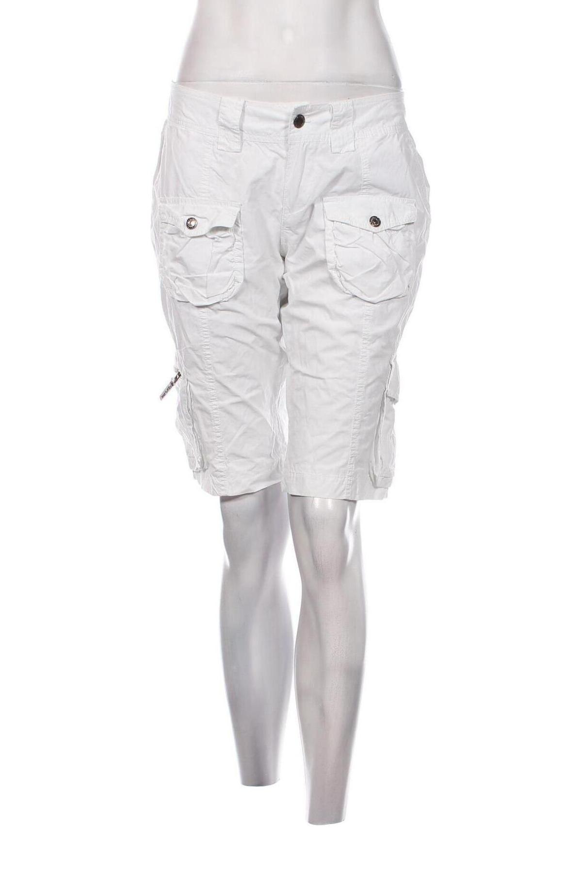Γυναικείο κοντό παντελόνι Chicoree, Μέγεθος M, Χρώμα Λευκό, Τιμή 4,97 €