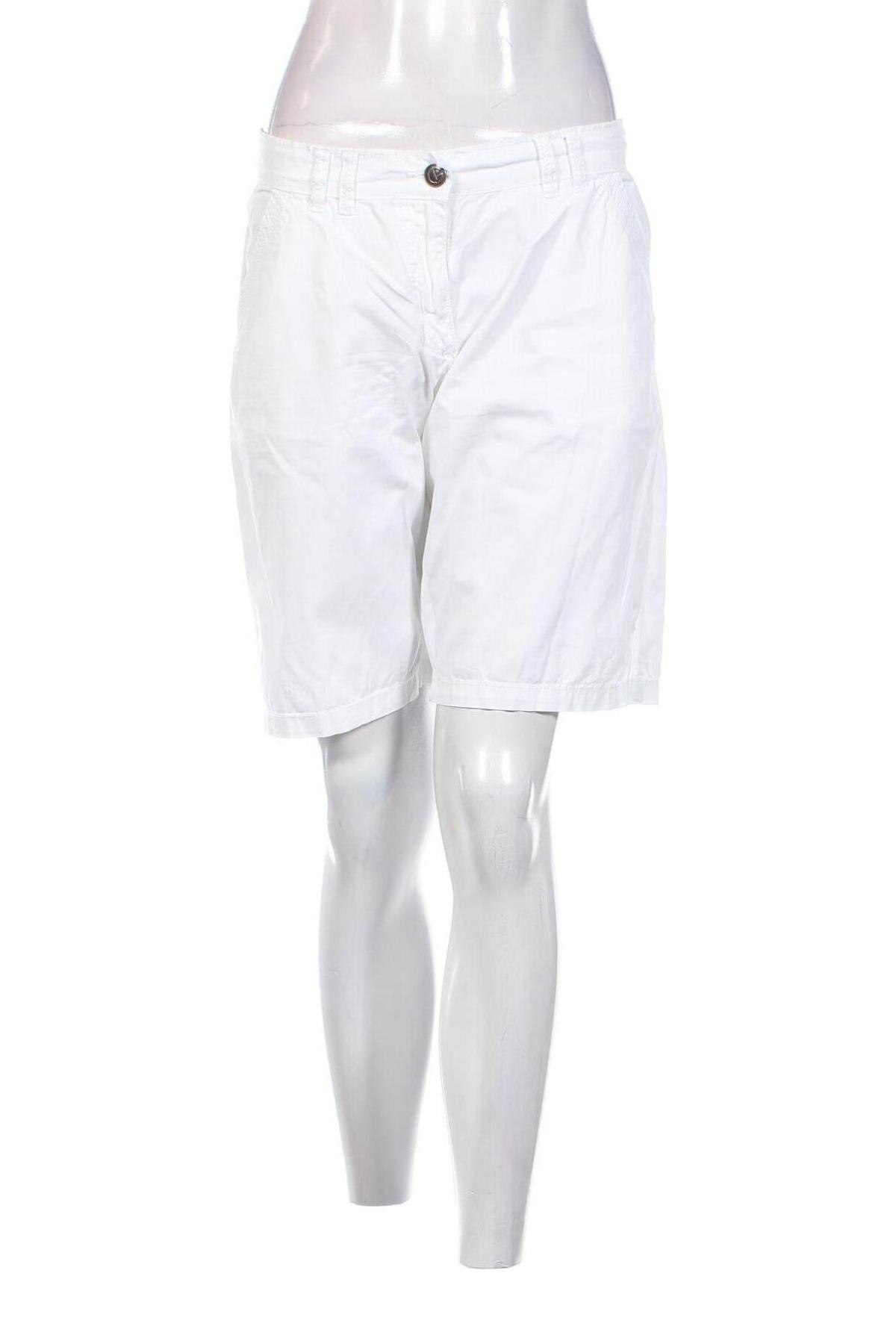 Дамски къс панталон Gina, Размер L, Цвят Бял, Цена 20,96 лв.