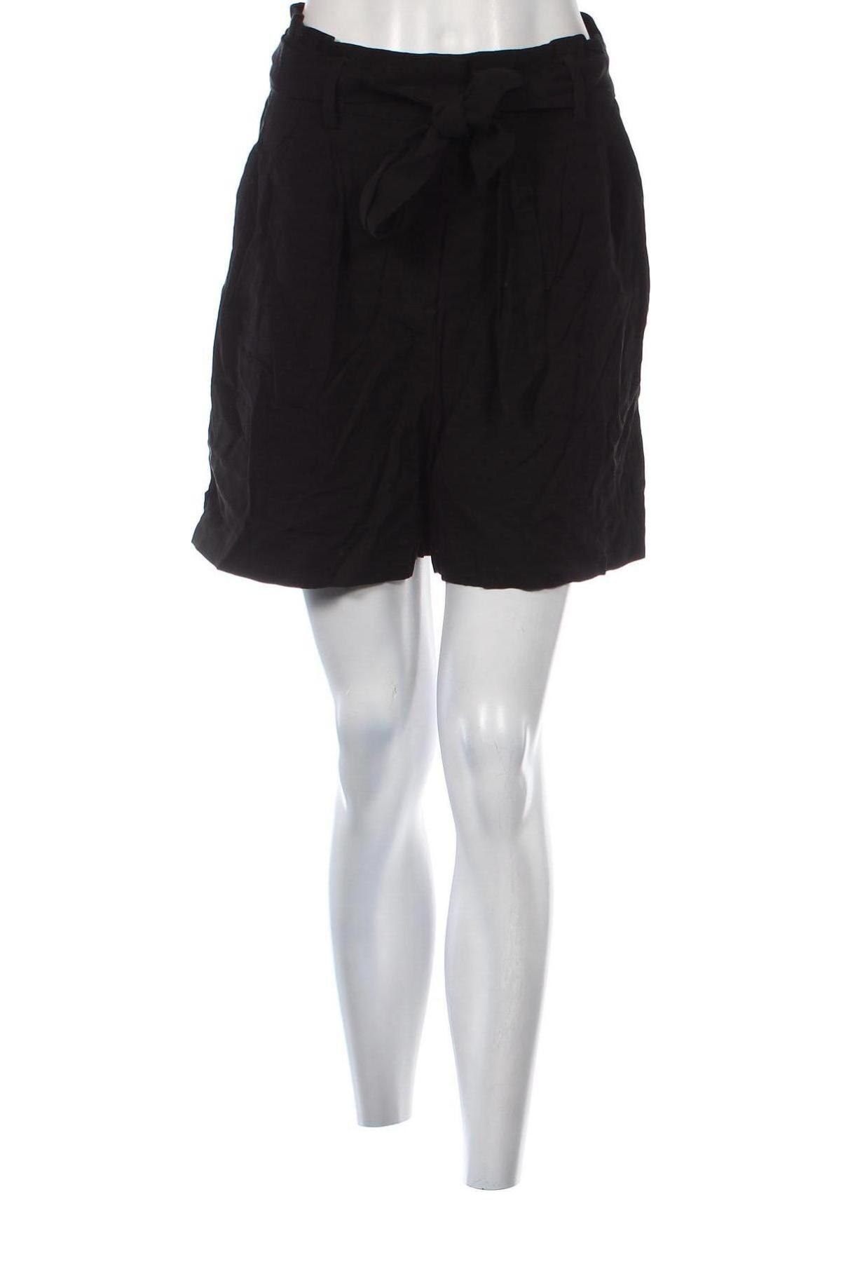 Pantaloni scurți de femei H&M, Mărime S, Culoare Negru, Preț 24,38 Lei