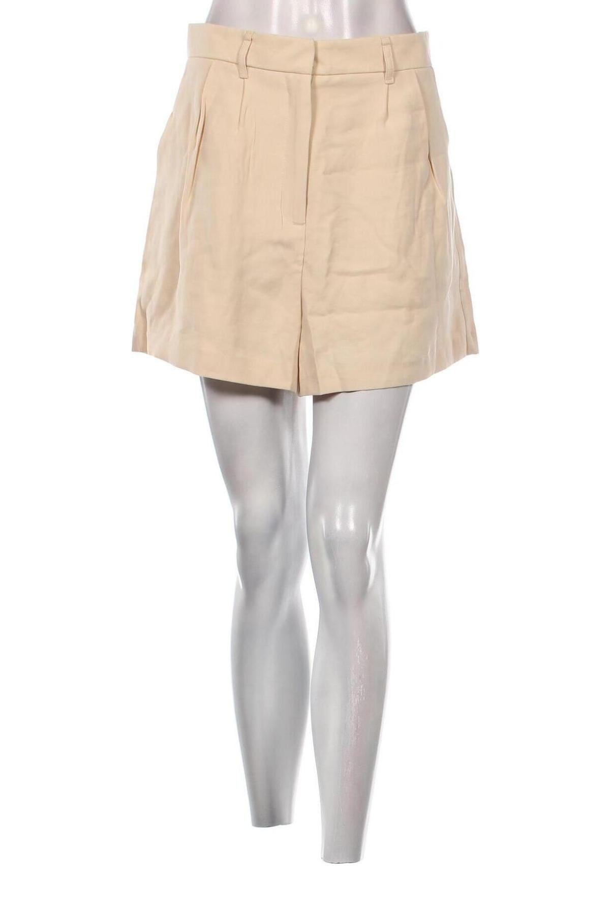 Pantaloni scurți de femei Kookai, Mărime L, Culoare Ecru, Preț 191,84 Lei