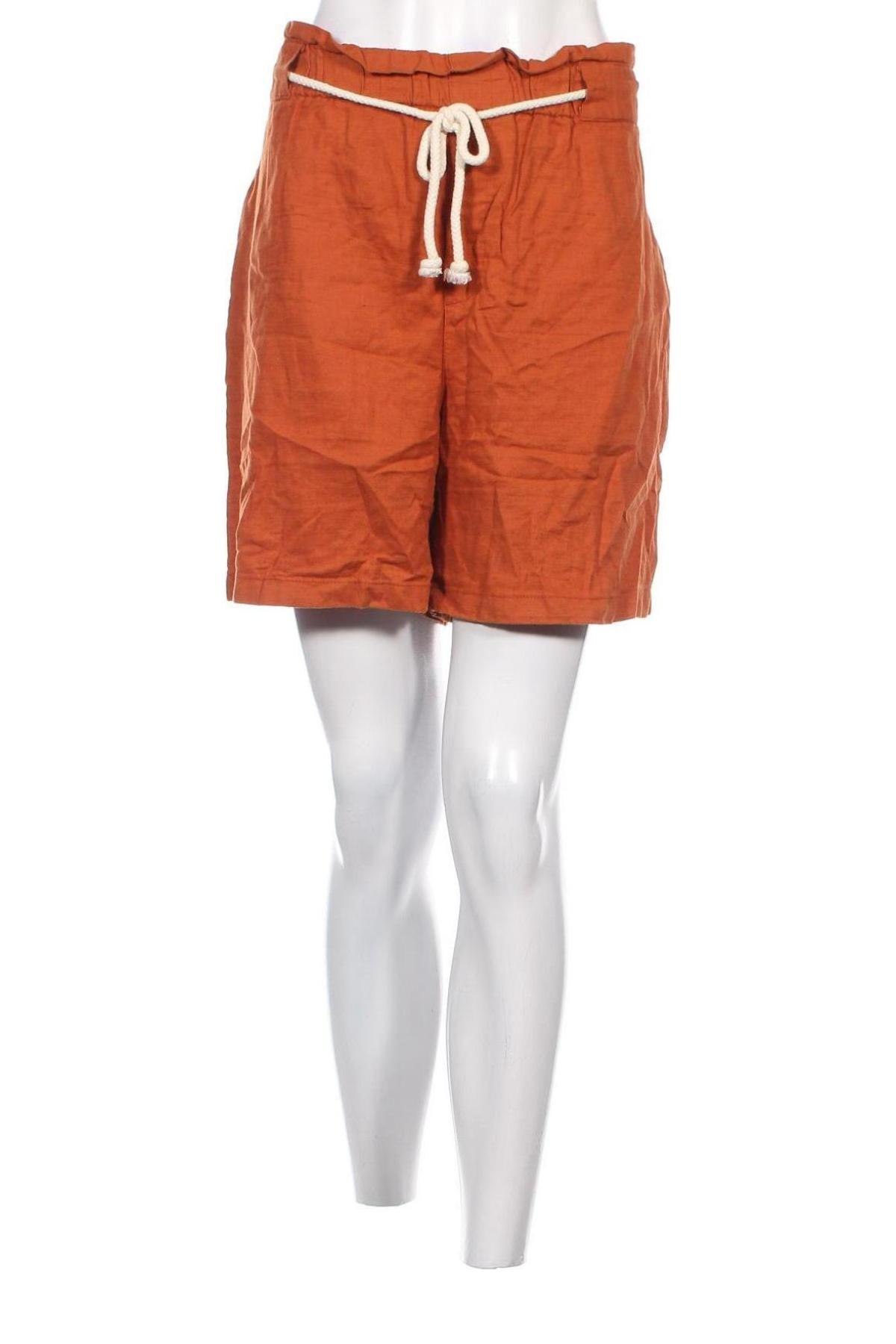 Дамски къс панталон LC Waikiki, Размер XL, Цвят Оранжев, Цена 21,06 лв.