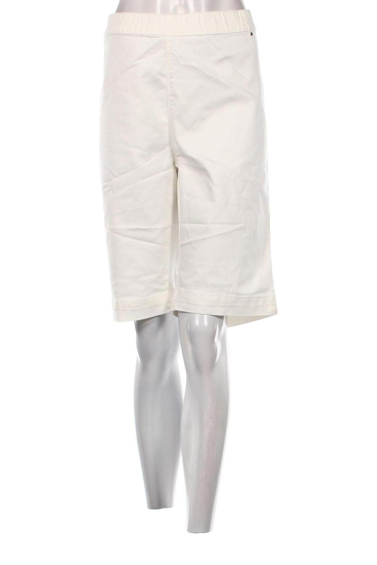 Pantaloni scurți de femei Laura Torelli, Mărime XL, Culoare Alb, Preț 30,63 Lei