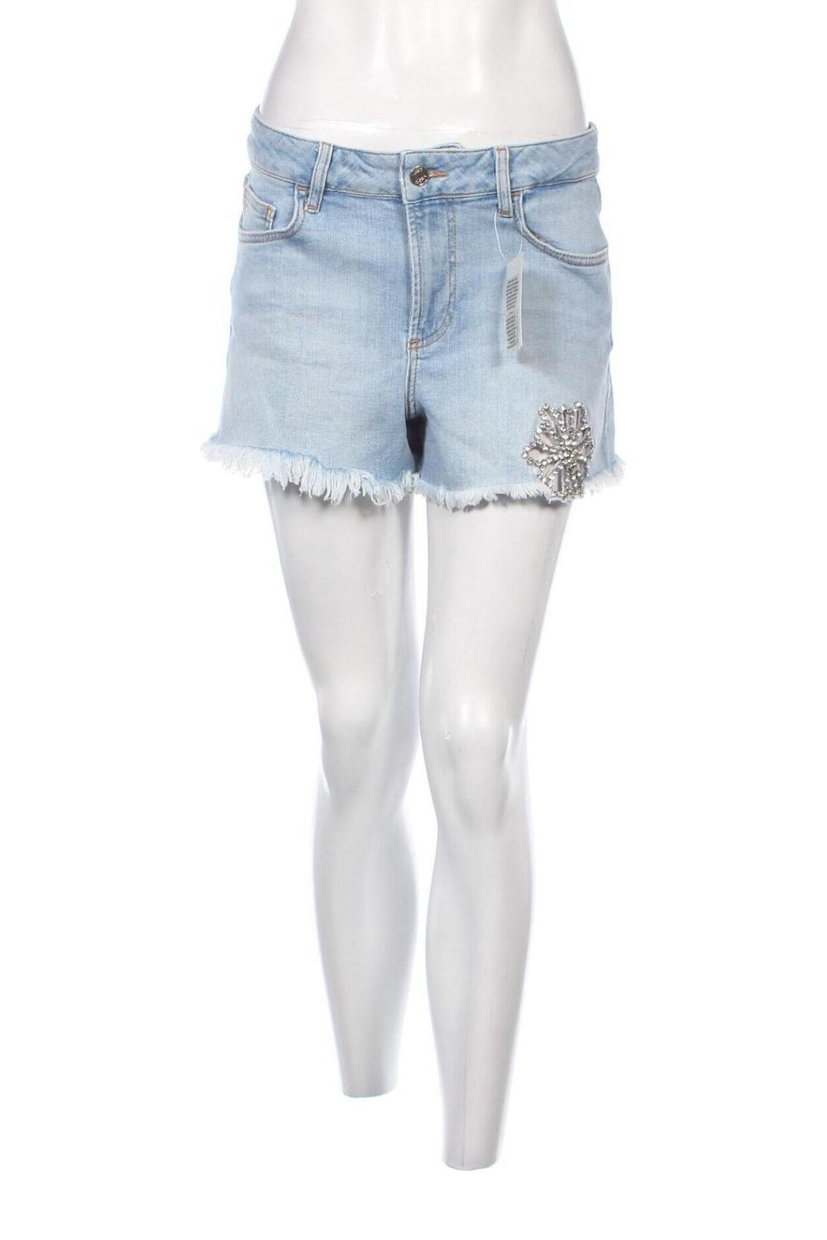 Γυναικείο κοντό παντελόνι Liu Jo, Μέγεθος M, Χρώμα Μπλέ, Τιμή 67,73 €