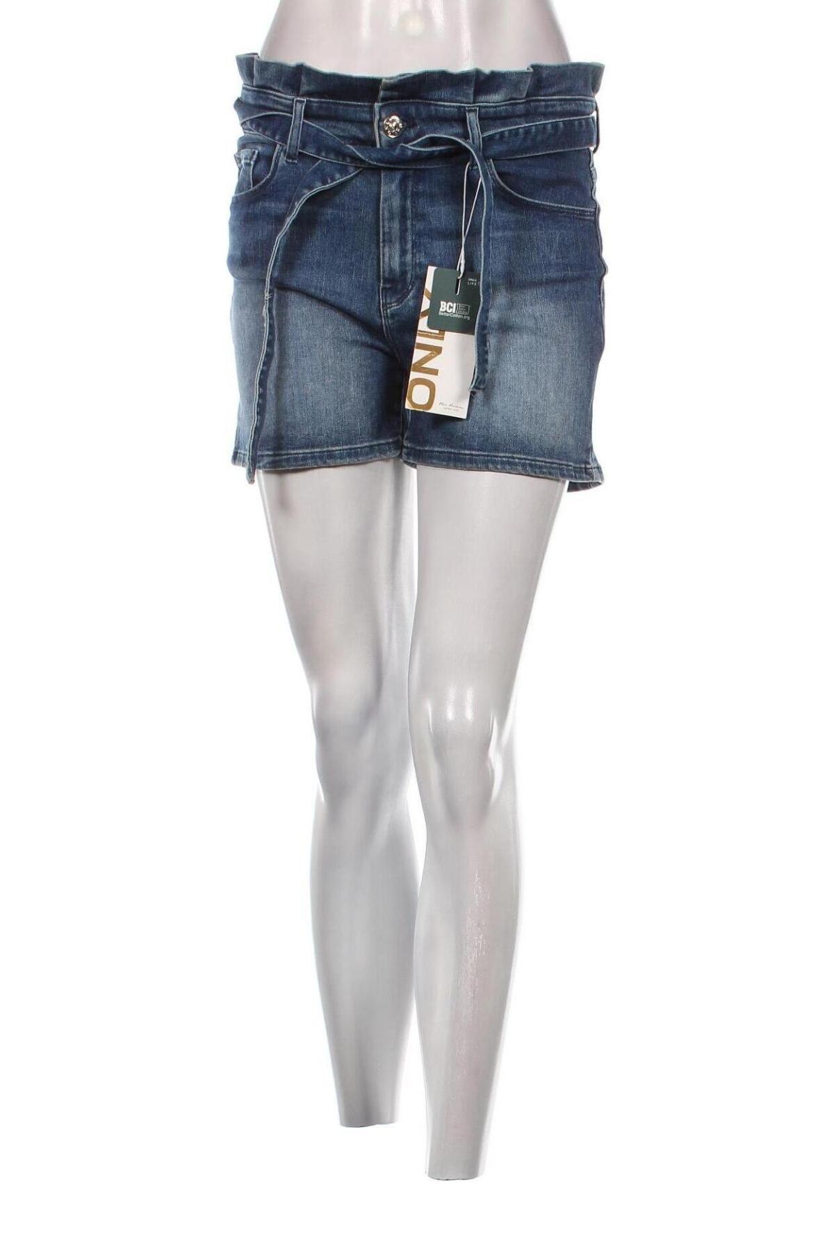 Γυναικείο κοντό παντελόνι ONLY, Μέγεθος L, Χρώμα Μπλέ, Τιμή 15,36 €