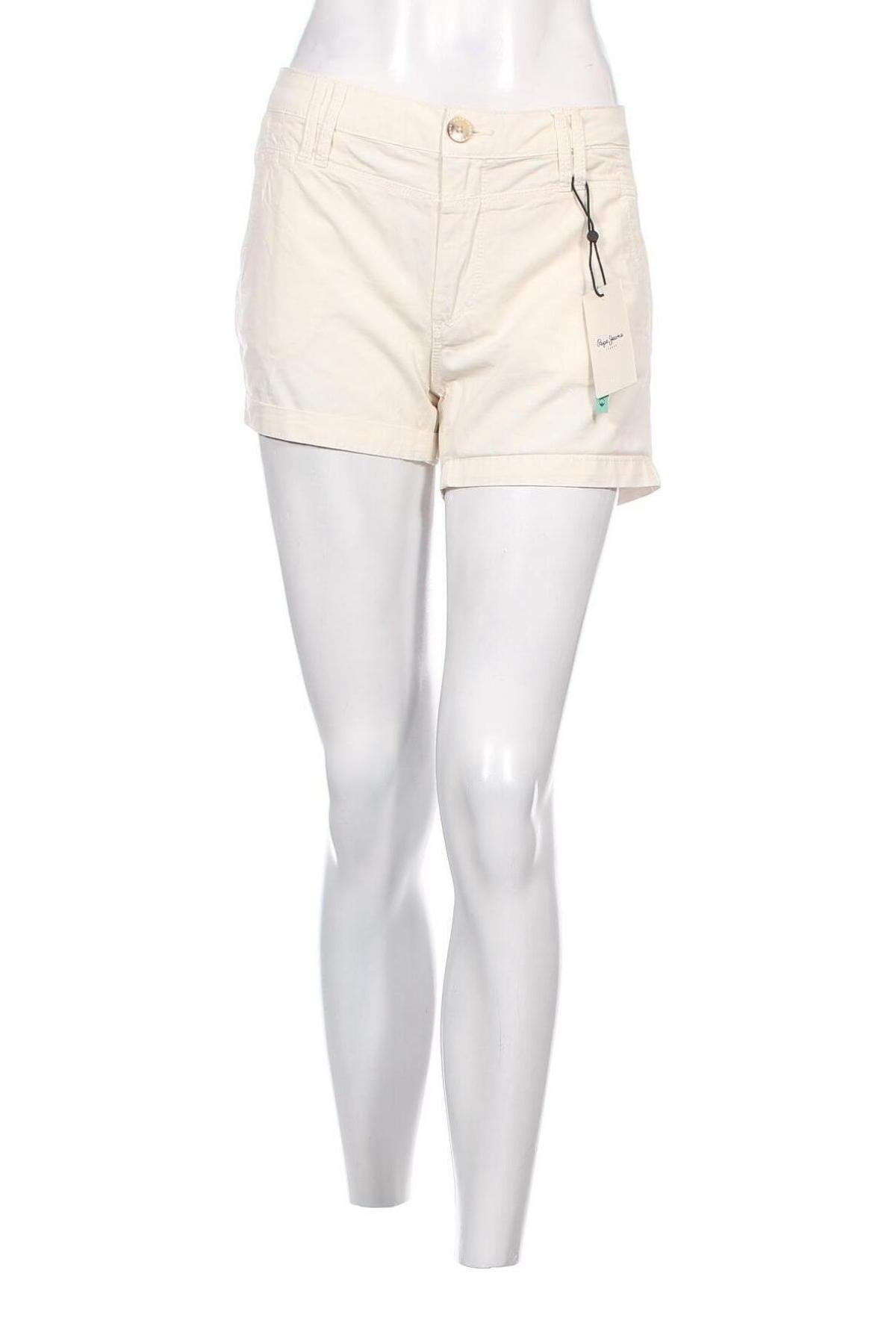Damen Shorts Pepe Jeans, Größe M, Farbe Ecru, Preis 30,06 €