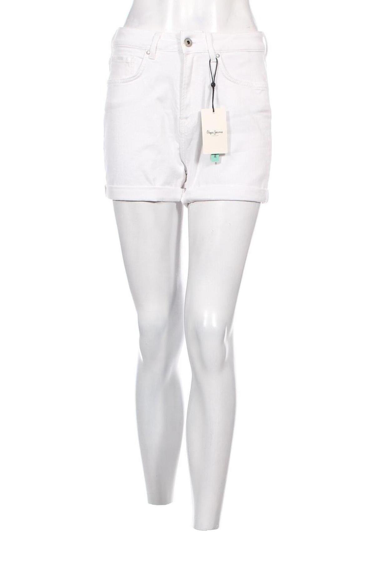 Γυναικείο κοντό παντελόνι Pepe Jeans, Μέγεθος S, Χρώμα Λευκό, Τιμή 28,11 €