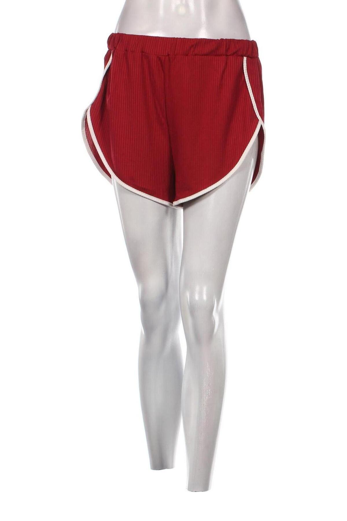 Γυναικείο κοντό παντελόνι SHEIN, Μέγεθος XL, Χρώμα Κόκκινο, Τιμή 6,35 €