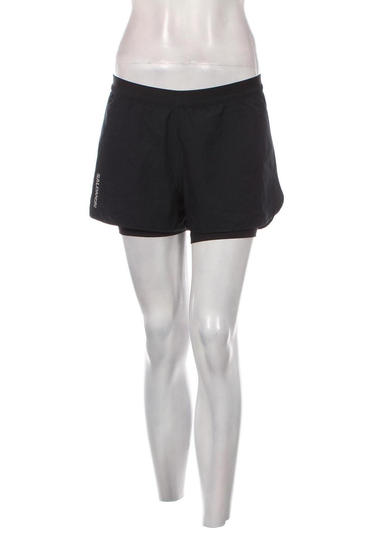 Γυναικείο κοντό παντελόνι Salomon, Μέγεθος S, Χρώμα Μαύρο, Τιμή 14,72 €