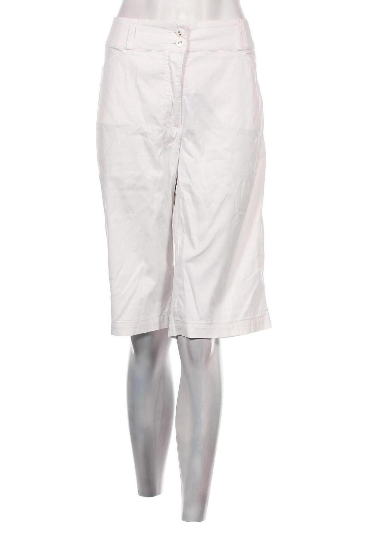 Γυναικείο κοντό παντελόνι Simclan, Μέγεθος XL, Χρώμα Λευκό, Τιμή 8,89 €