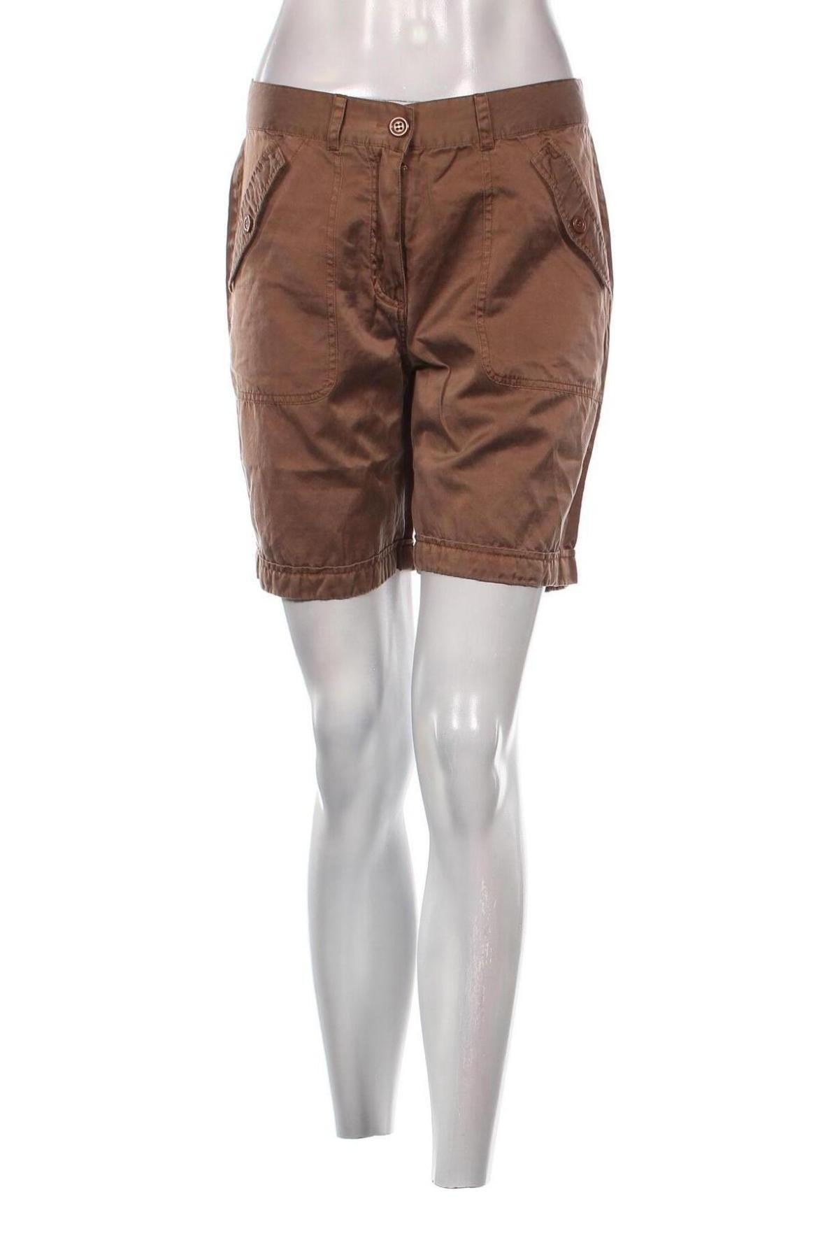 Γυναικείο κοντό παντελόνι TWINSET, Μέγεθος S, Χρώμα Καφέ, Τιμή 56,78 €