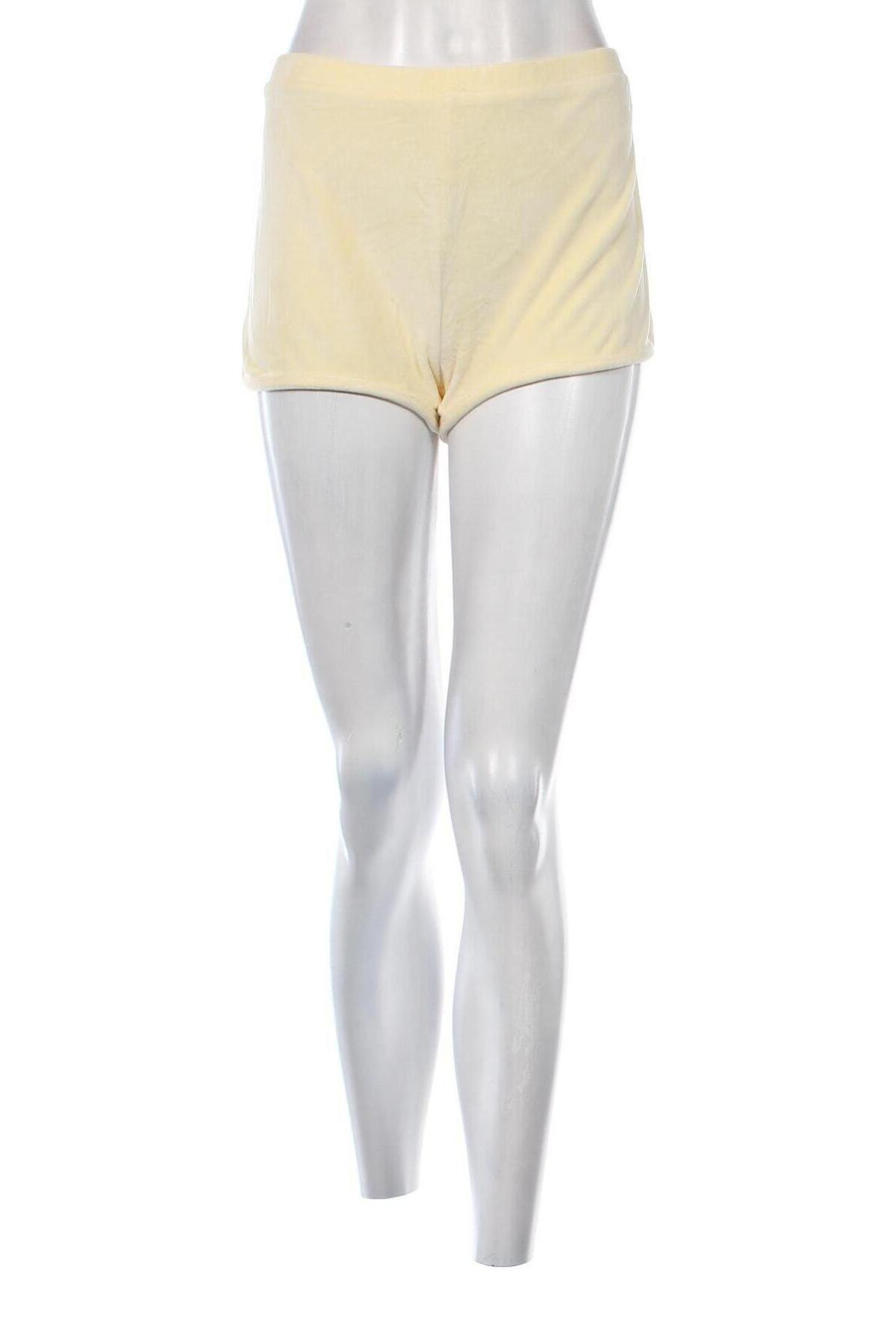 Γυναικείο κοντό παντελόνι Undiz, Μέγεθος XL, Χρώμα Κίτρινο, Τιμή 13,89 €
