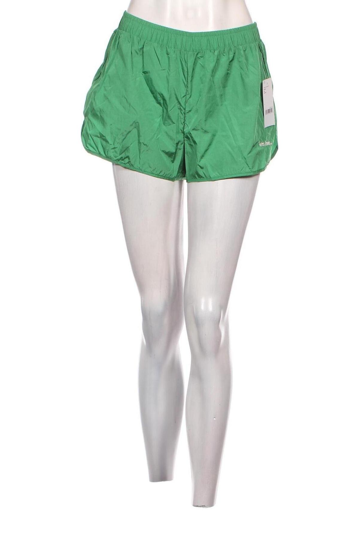 Дамски къс панталон iets frans..., Размер L, Цвят Зелен, Цена 17,71 лв.
