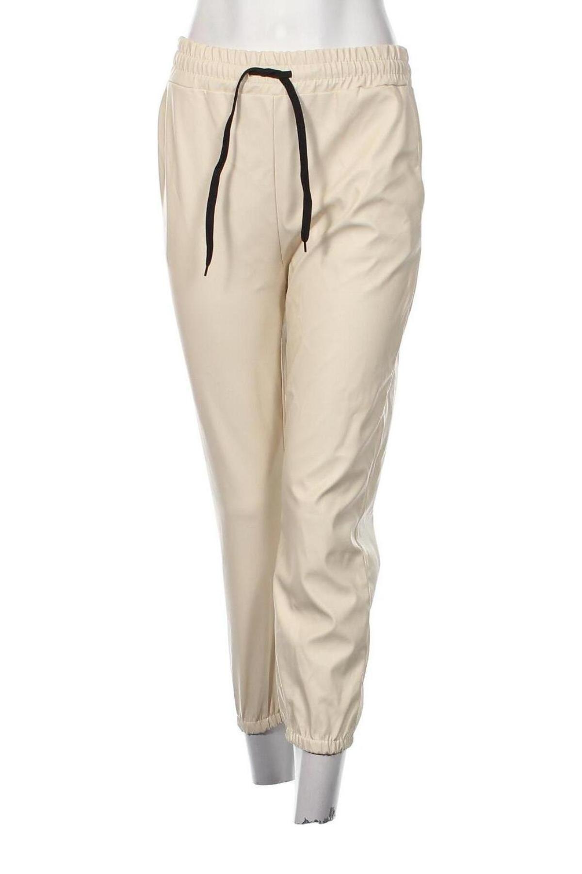 Dámské kožené kalhoty , Velikost S, Barva Béžová, Cena  209,00 Kč