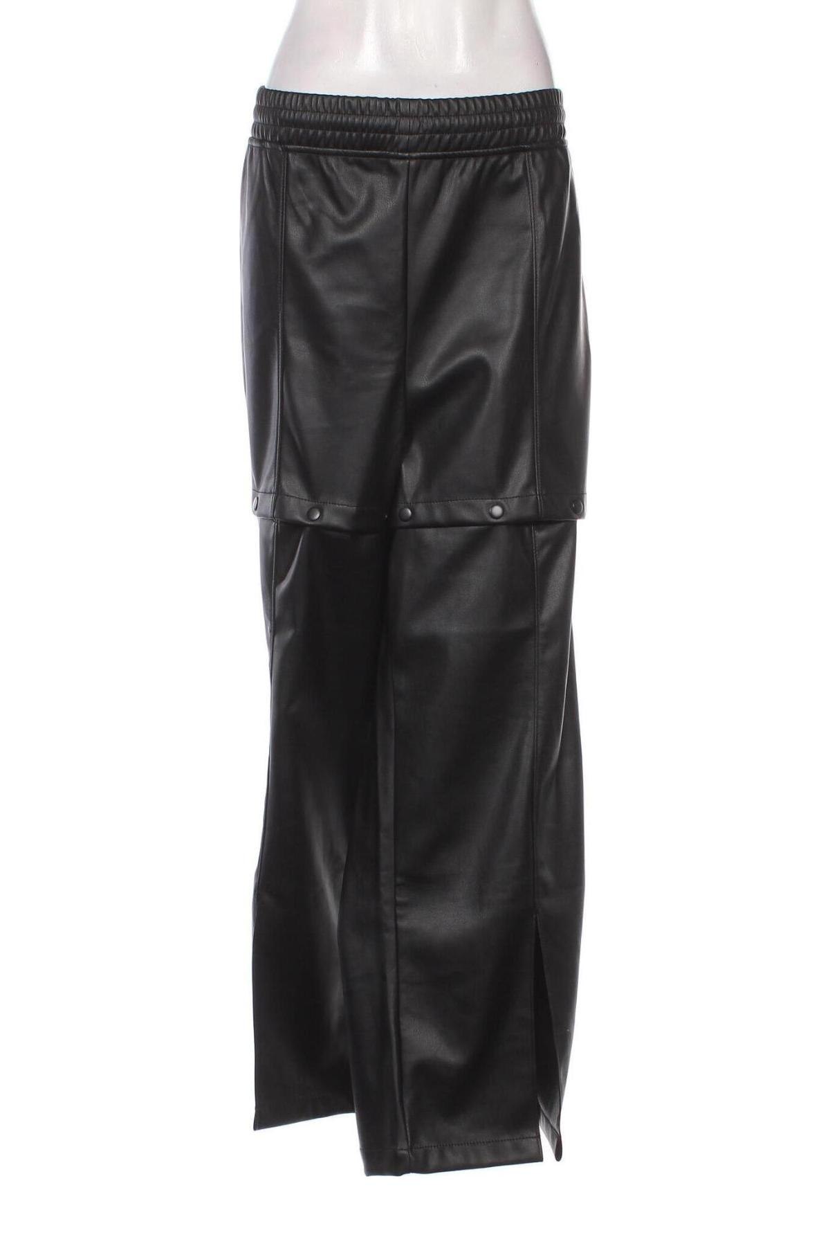 Γυναικείο παντελόνι δερμάτινο Adidas, Μέγεθος 3XL, Χρώμα Μαύρο, Τιμή 28,14 €