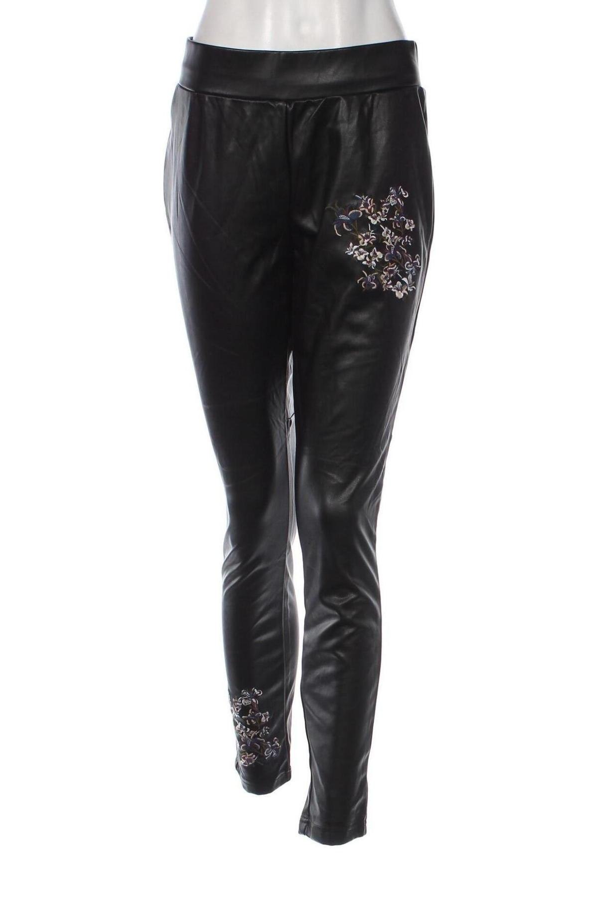 Γυναικείο παντελόνι δερμάτινο Body Flirt, Μέγεθος M, Χρώμα Μαύρο, Τιμή 17,94 €