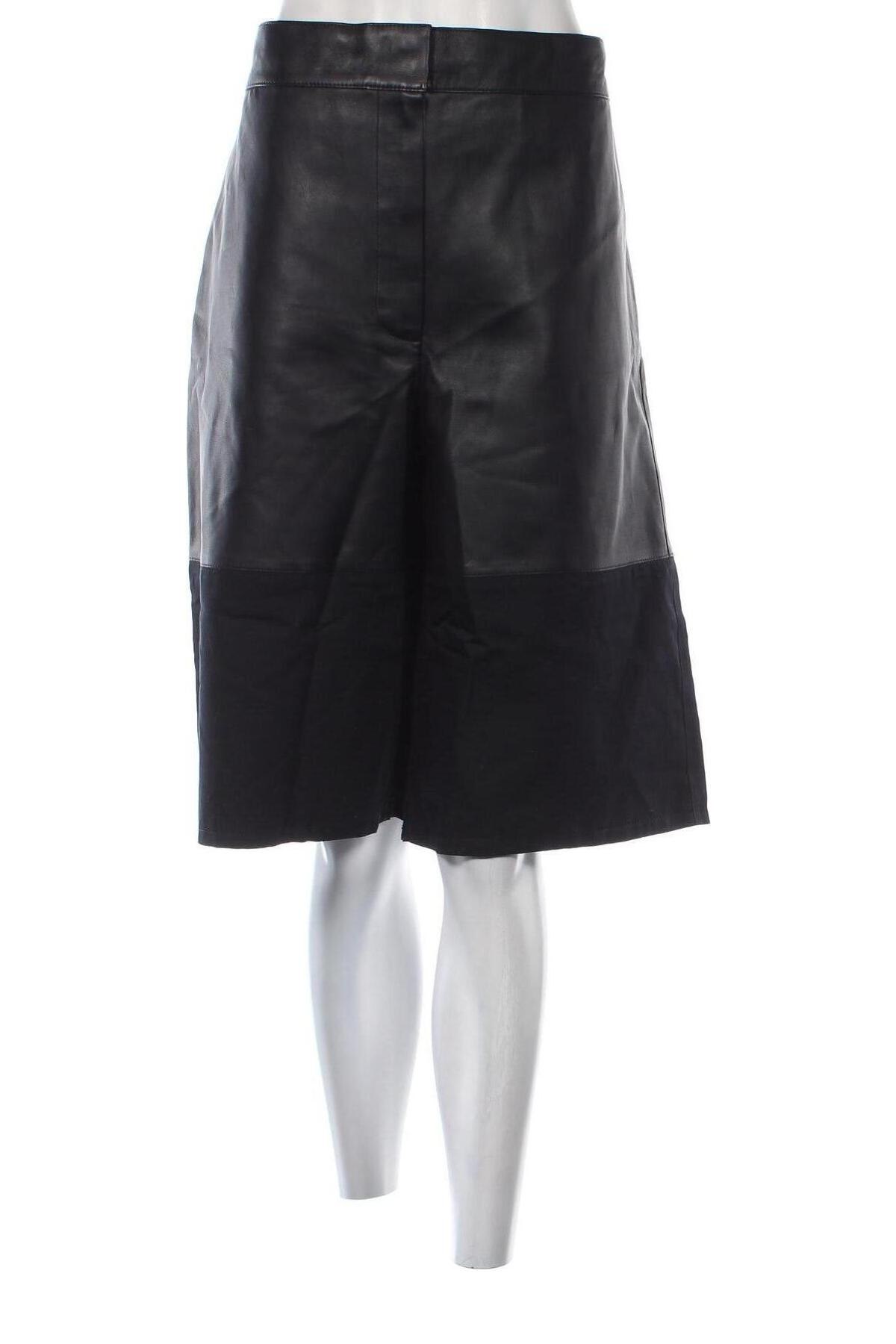Damen Lederhose COS, Größe XL, Farbe Schwarz, Preis 77,40 €