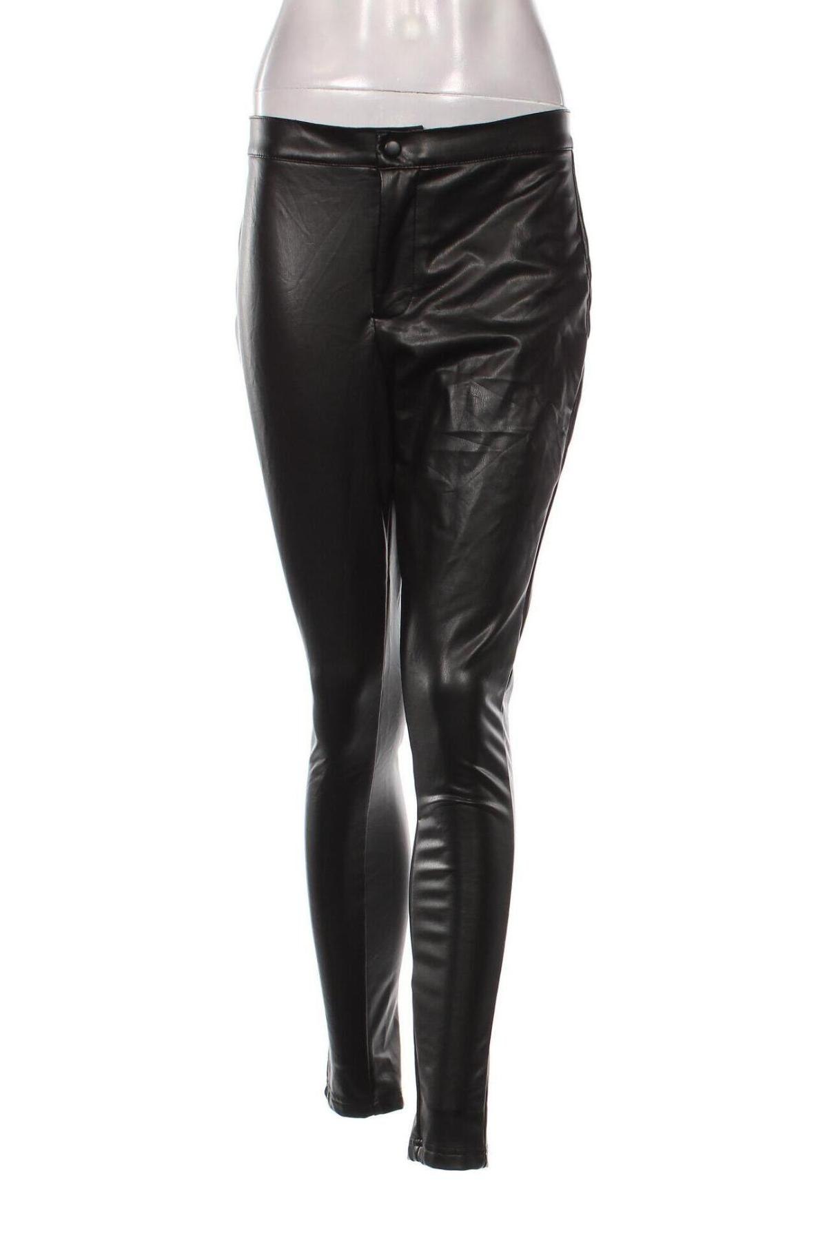 Γυναικείο παντελόνι δερμάτινο Esmara, Μέγεθος M, Χρώμα Μαύρο, Τιμή 3,05 €