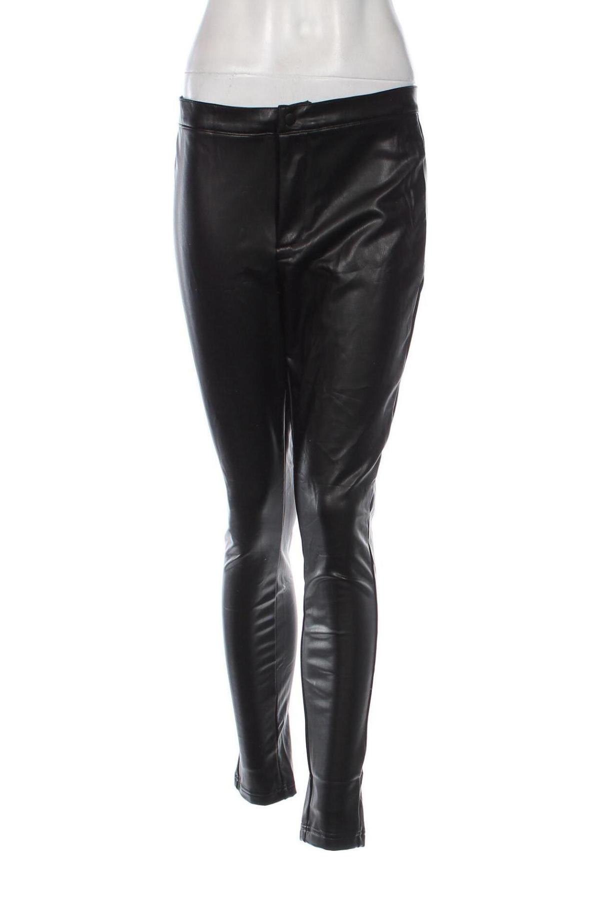 Γυναικείο παντελόνι δερμάτινο Esmara, Μέγεθος M, Χρώμα Μαύρο, Τιμή 5,38 €