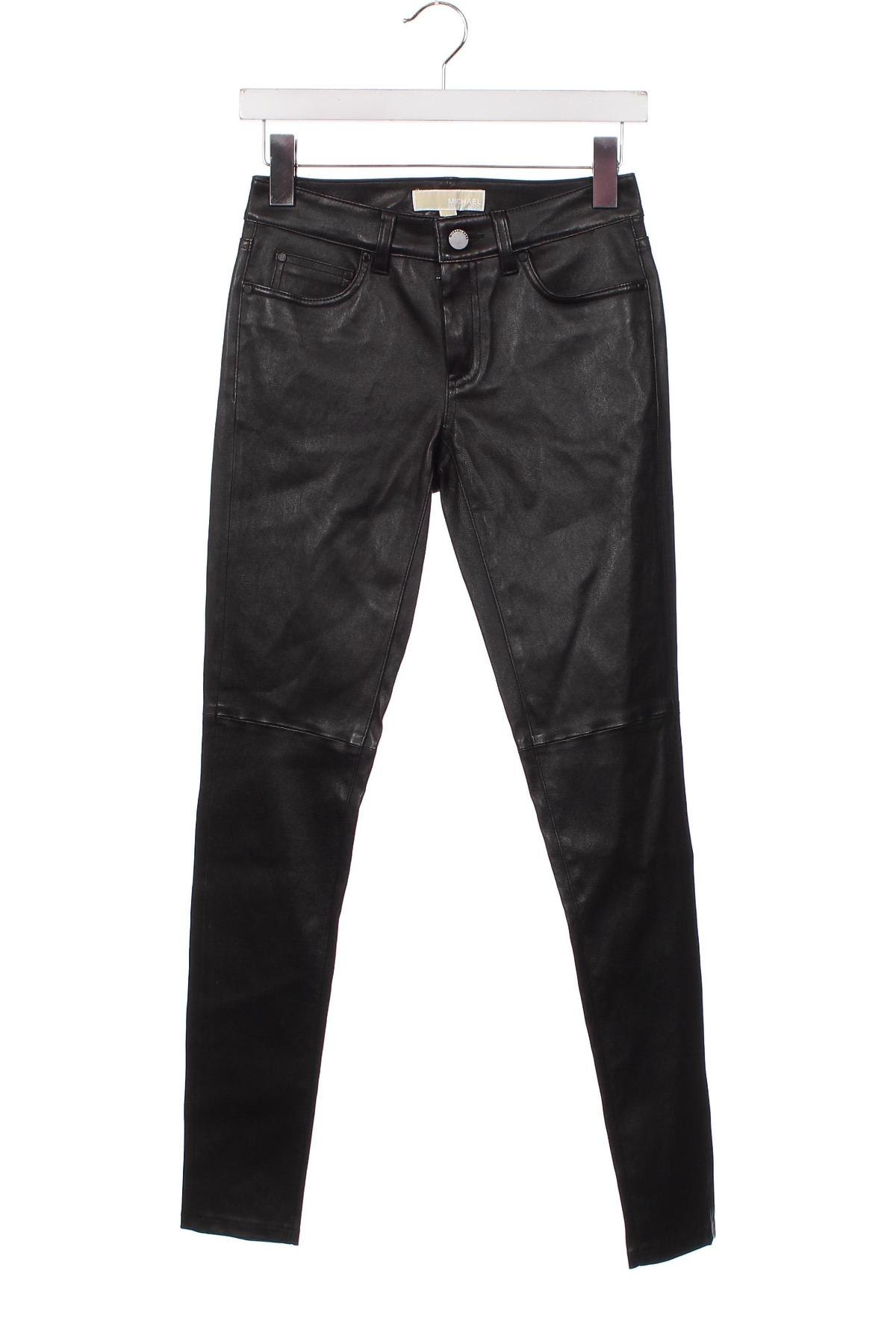 Pantaloni de piele pentru damă MICHAEL Michael Kors, Mărime XS, Culoare Negru, Preț 1.205,62 Lei