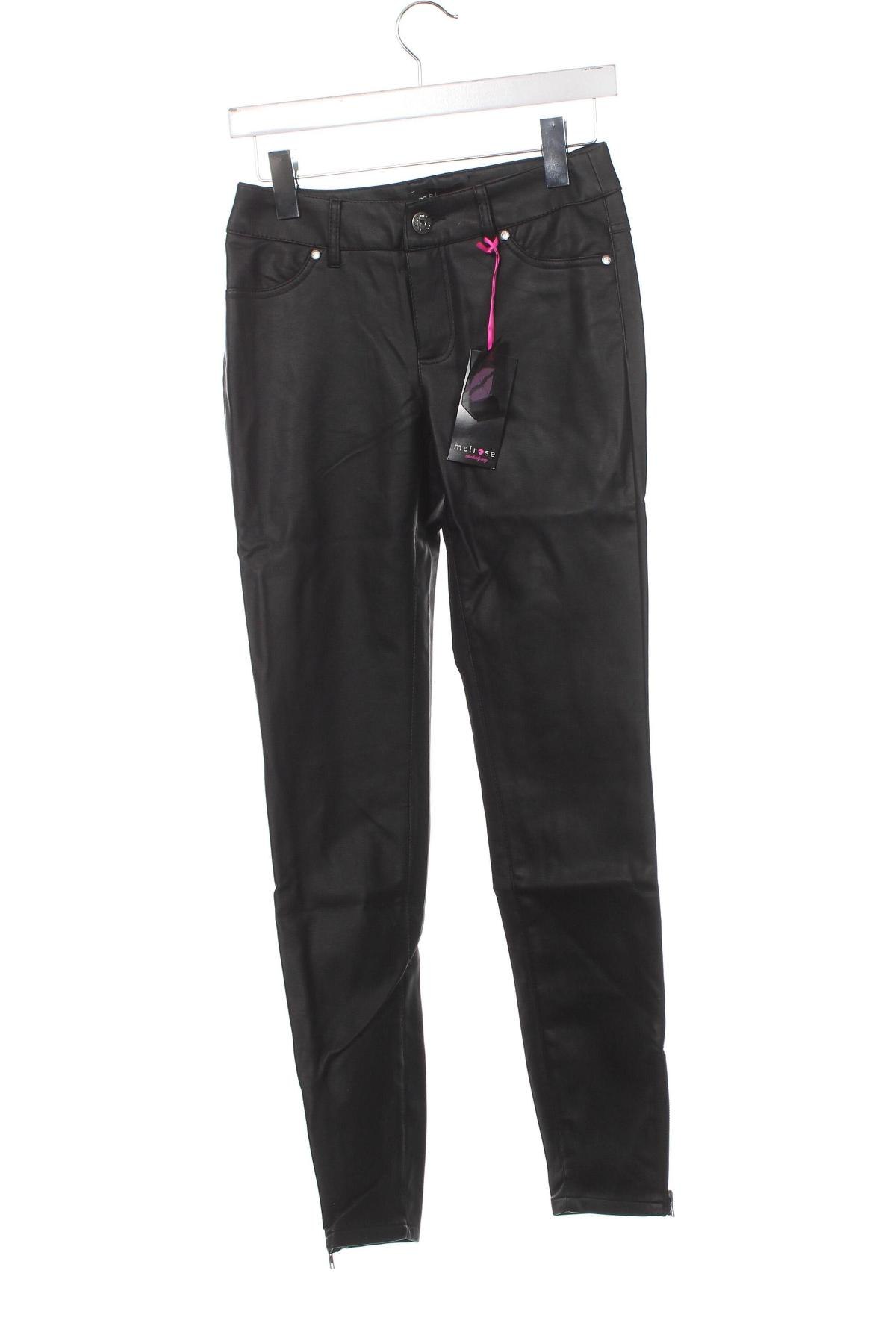 Dámské kožené kalhoty  Melrose, Velikost XXS, Barva Černá, Cena  313,00 Kč