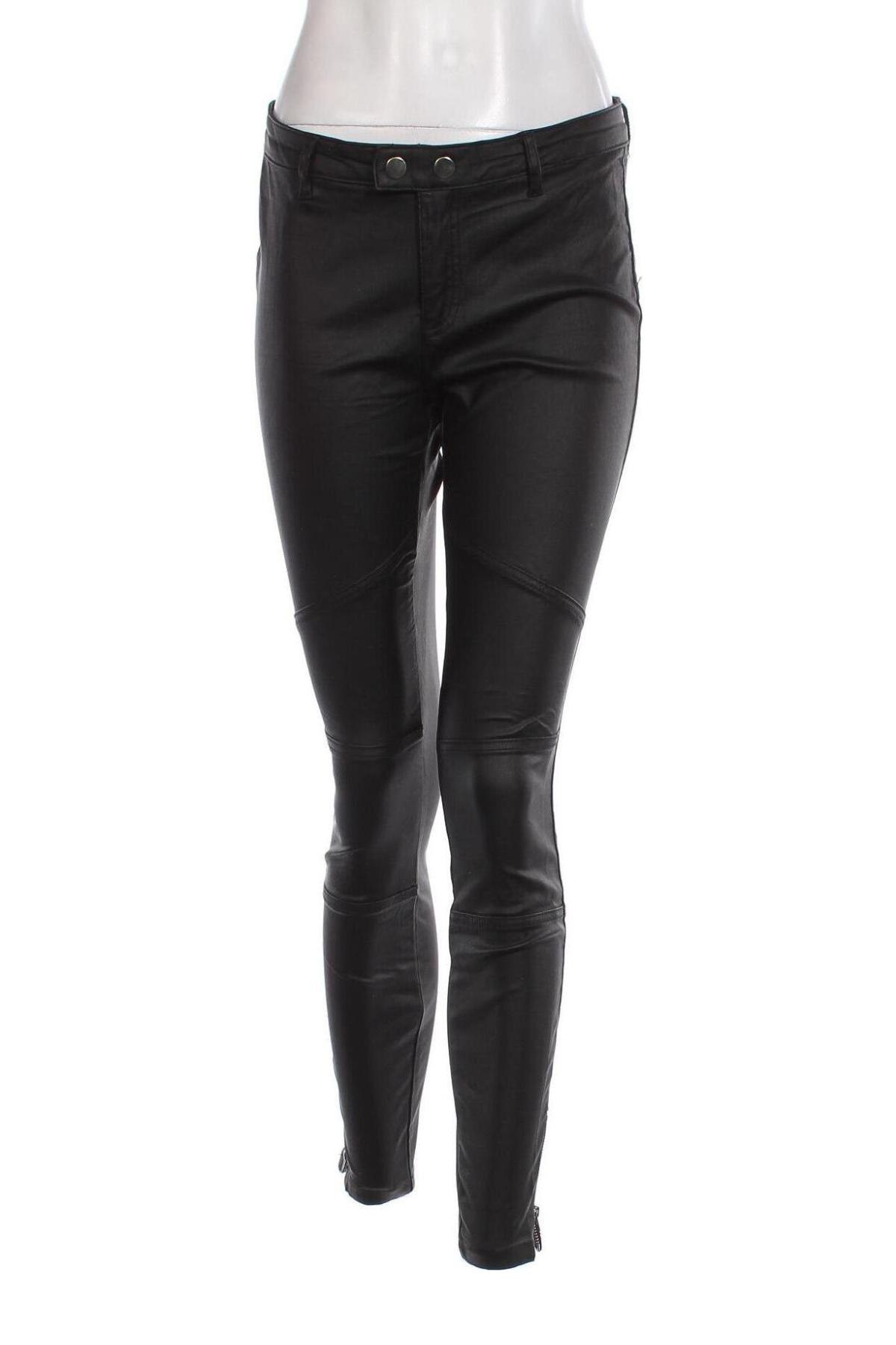 Γυναικείο παντελόνι δερμάτινο Yessica, Μέγεθος M, Χρώμα Μαύρο, Τιμή 5,56 €