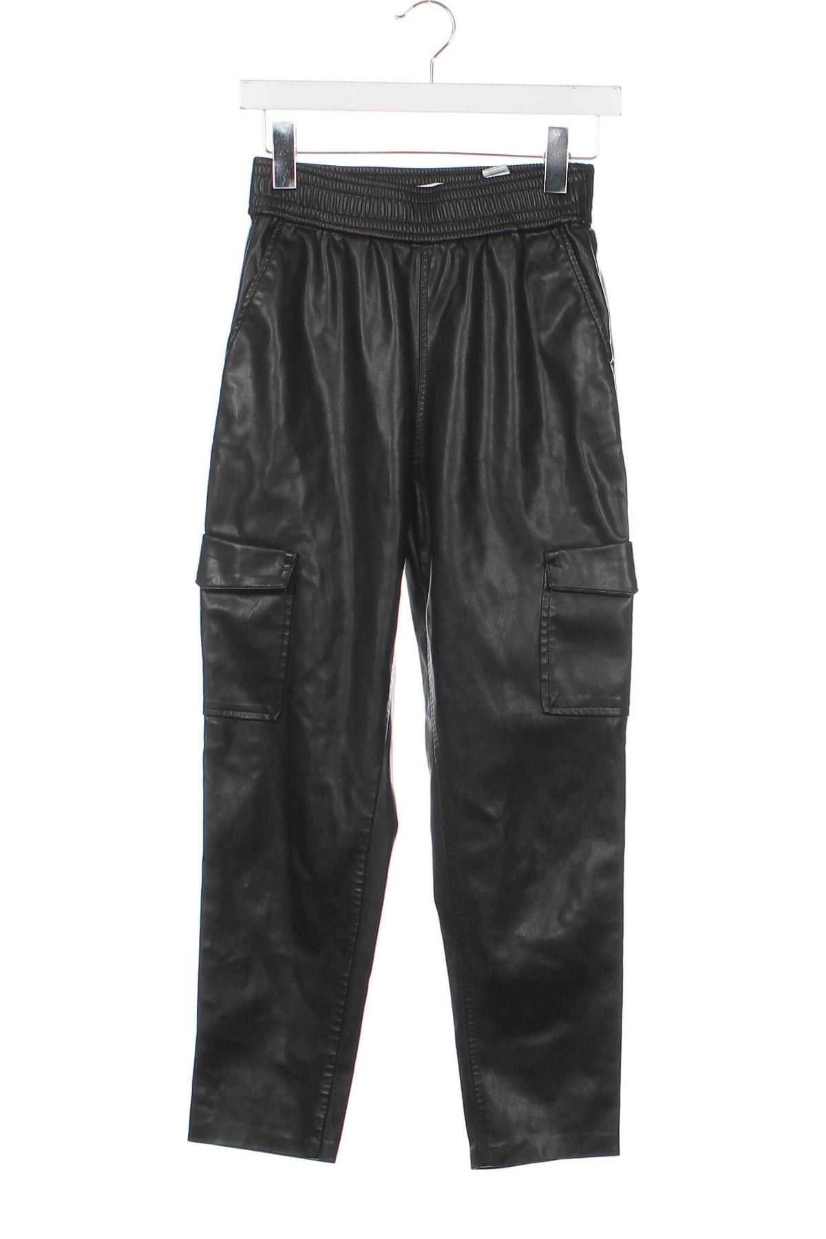 Damen Lederhose Zara, Größe XS, Farbe Schwarz, Preis 13,81 €