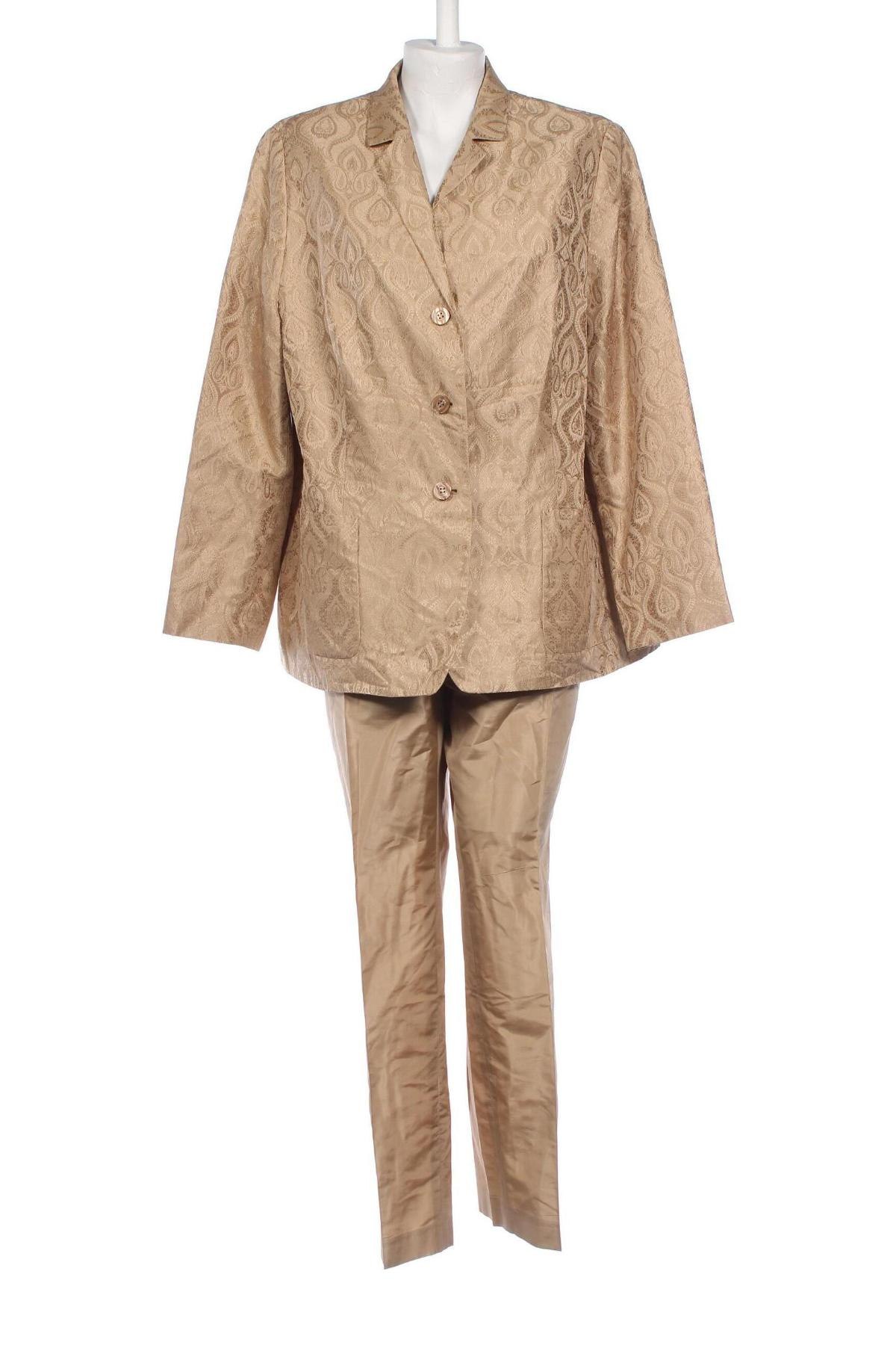 Damen Kostüm Bogner, Größe XL, Farbe Beige, Preis 150,44 €