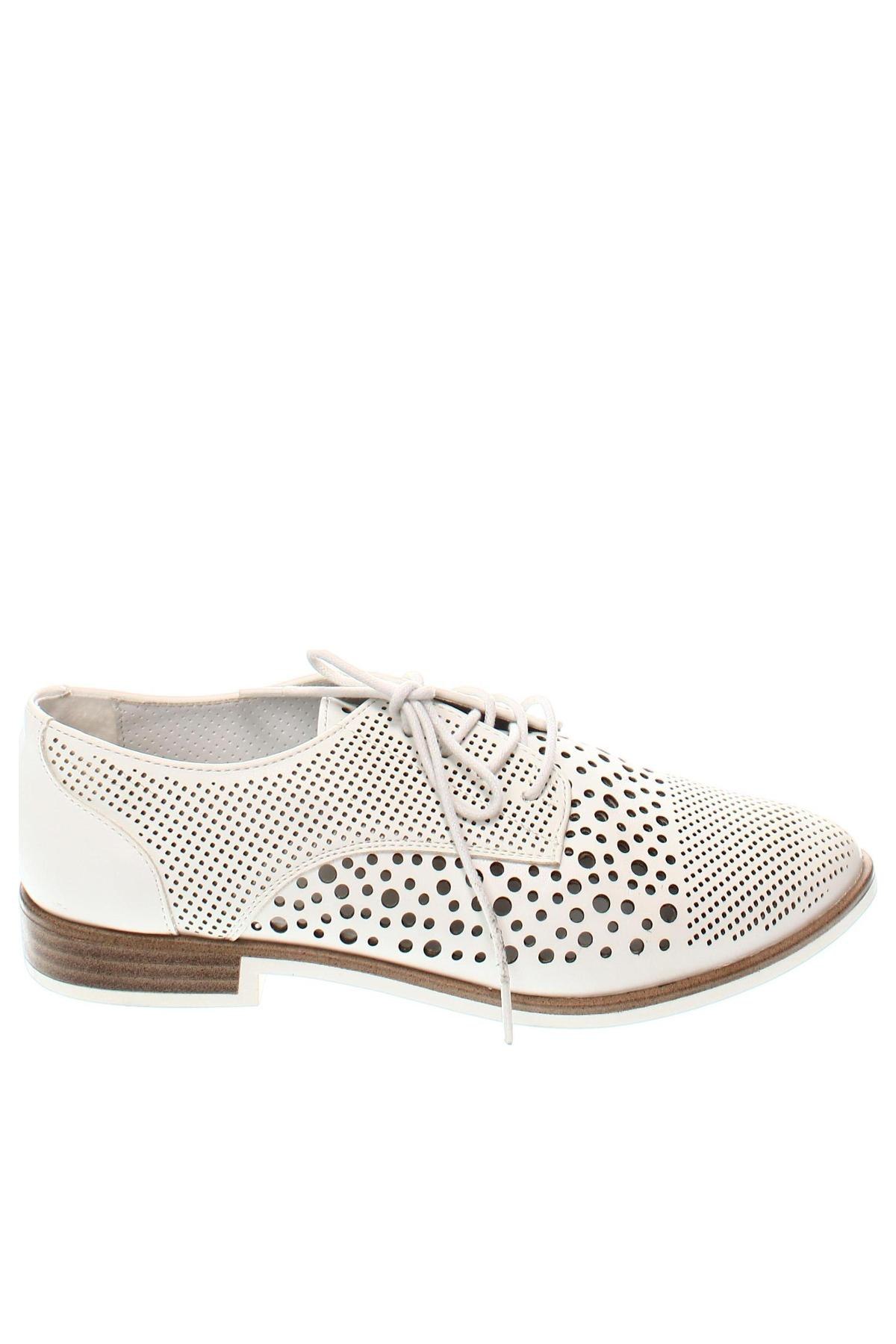 Γυναικεία παπούτσια Star, Μέγεθος 37, Χρώμα Λευκό, Τιμή 17,39 €
