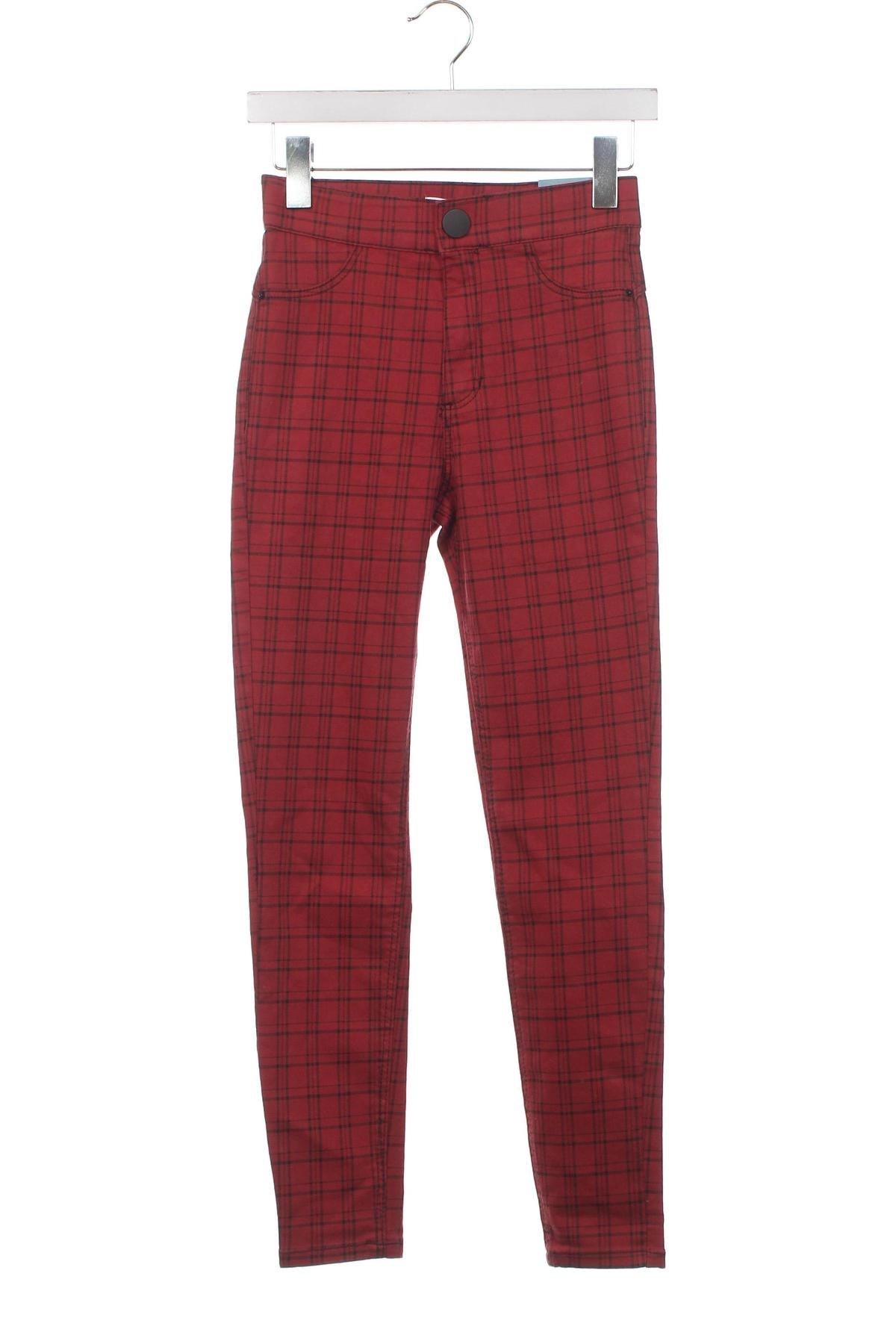 Γυναικείο παντελόνι Lefties, Μέγεθος XS, Χρώμα Κόκκινο, Τιμή 9,48 €