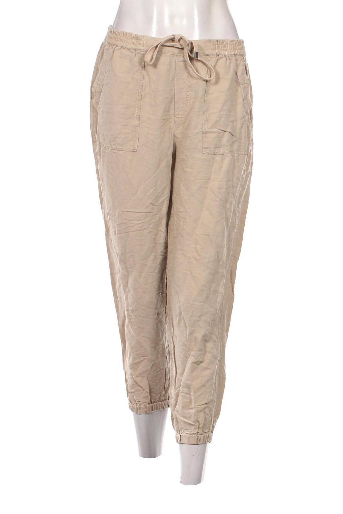 Γυναικείο παντελόνι, Μέγεθος L, Χρώμα  Μπέζ, Τιμή 9,69 €
