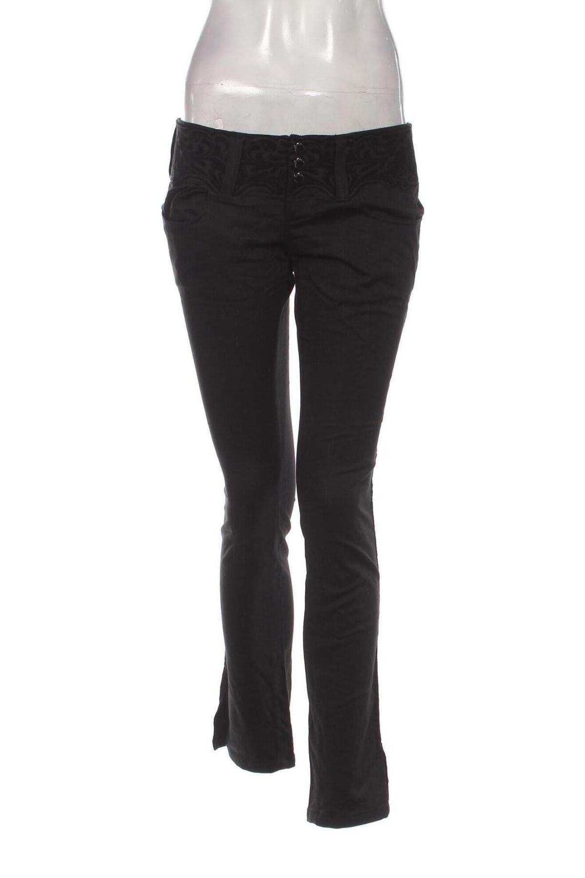 Pantaloni de femei Bandits Du Monde, Mărime M, Culoare Negru, Preț 10,49 Lei