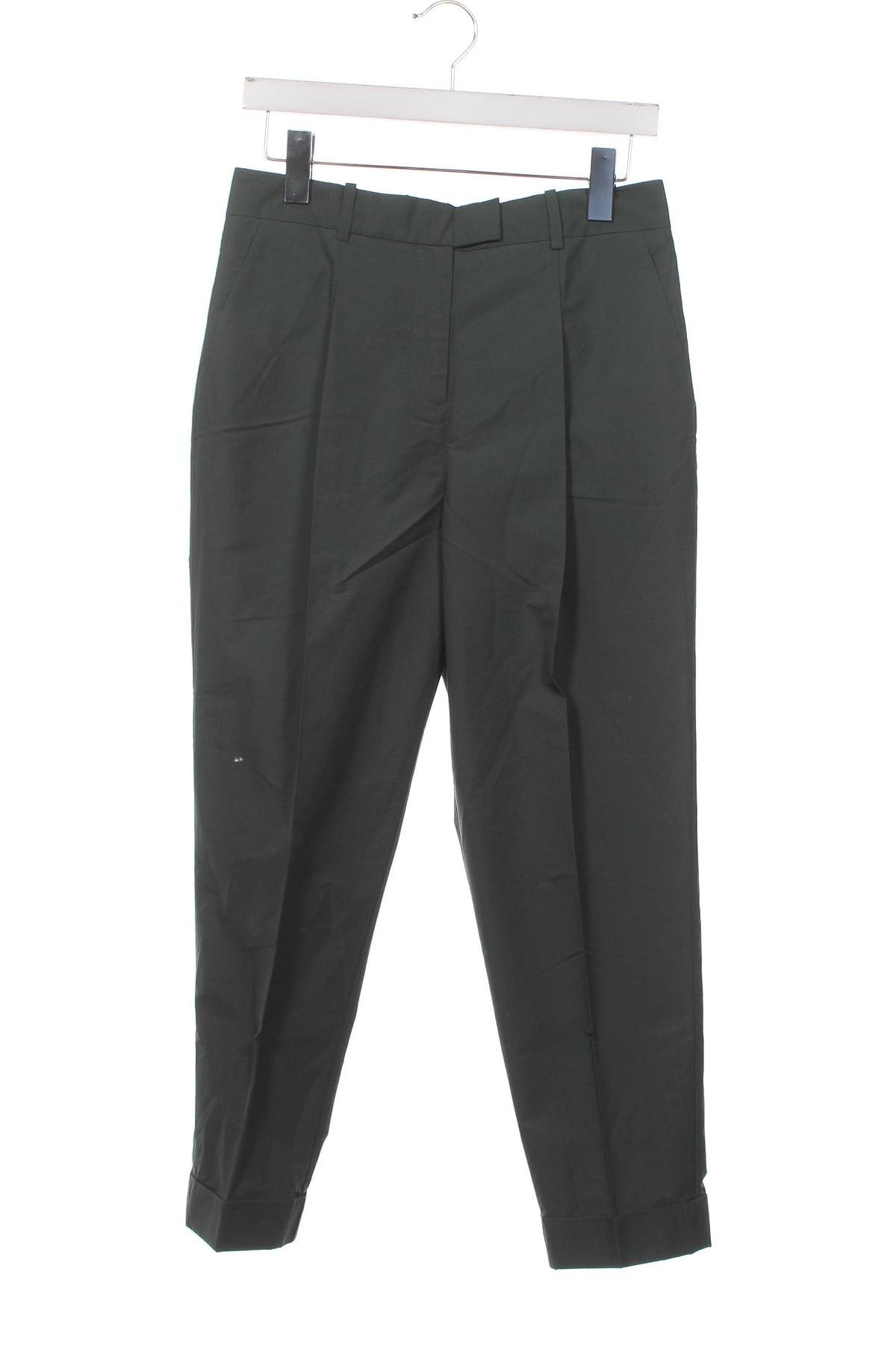 Pantaloni de femei COS, Mărime XS, Culoare Verde, Preț 333,55 Lei