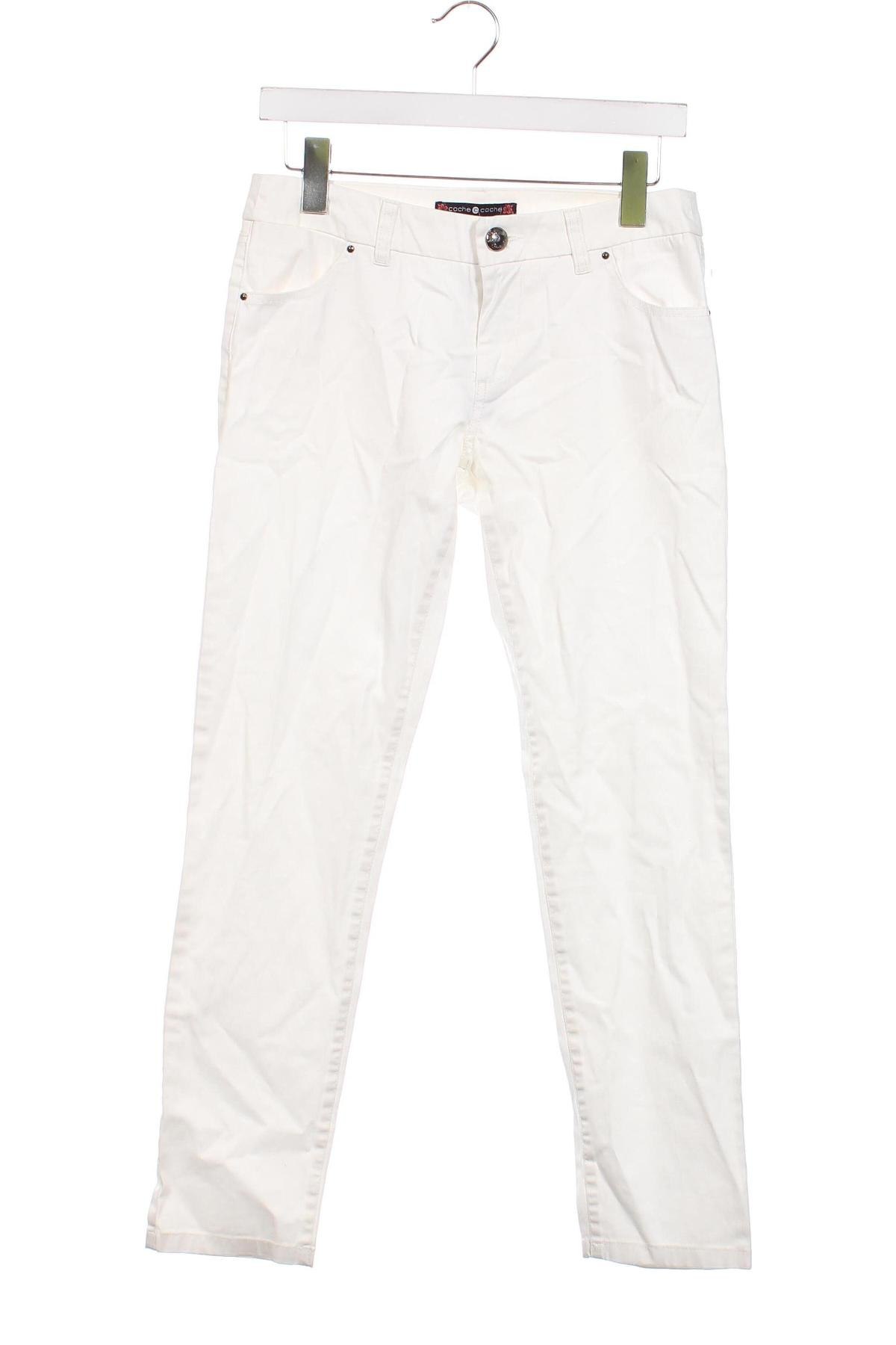 Dámské kalhoty  Cache Cache, Velikost S, Barva Bílá, Cena  320,00 Kč