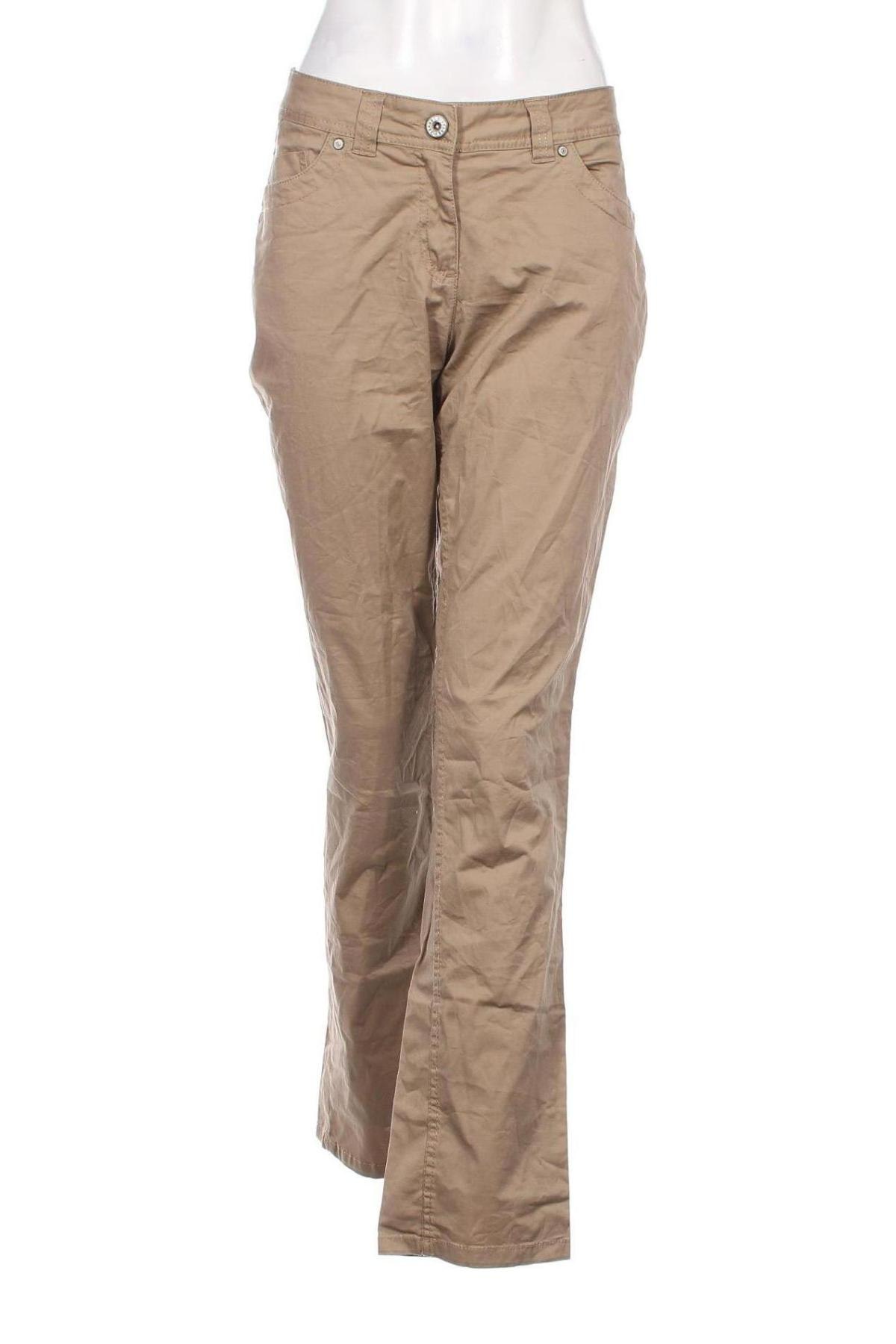 Pantaloni de femei Cecilia Classics, Mărime XL, Culoare Bej, Preț 31,48 Lei