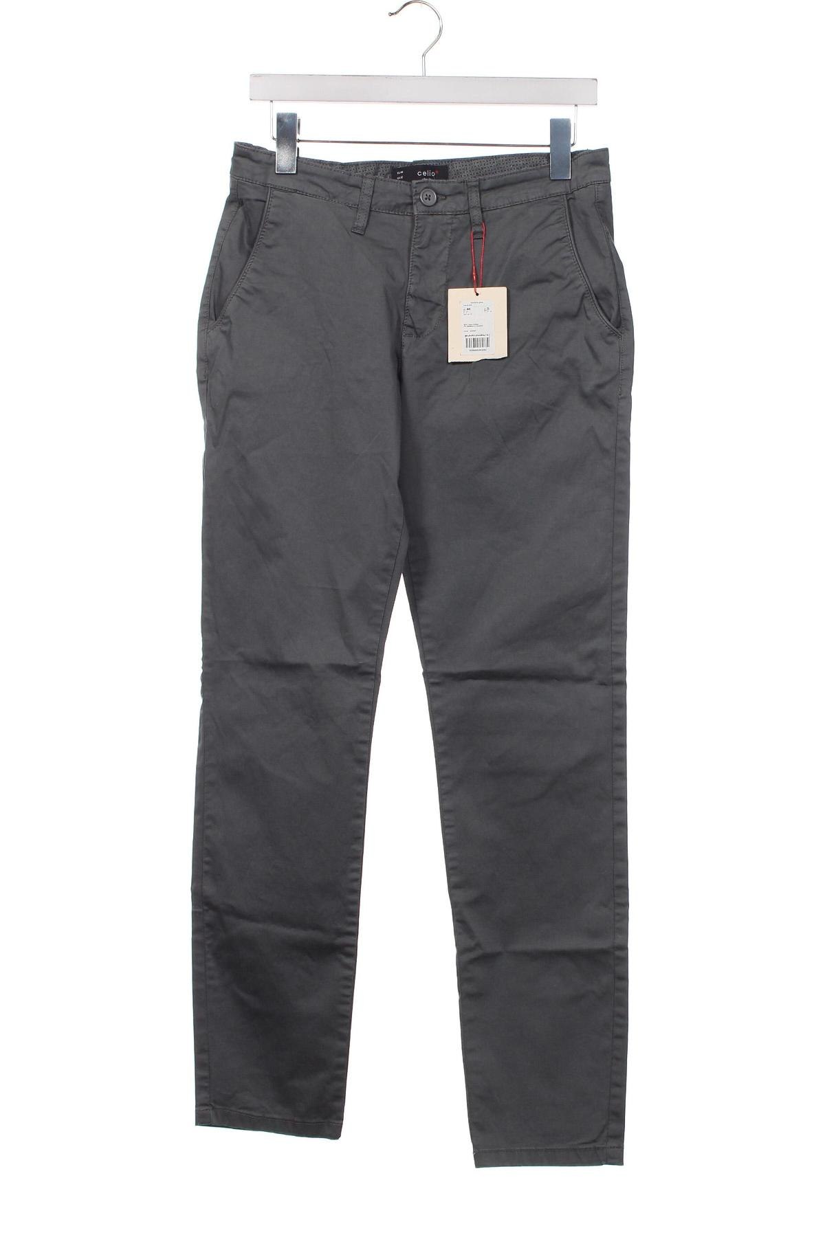 Ανδρικό παντελόνι Celio, Μέγεθος S, Χρώμα Γκρί, Τιμή 2,37 €