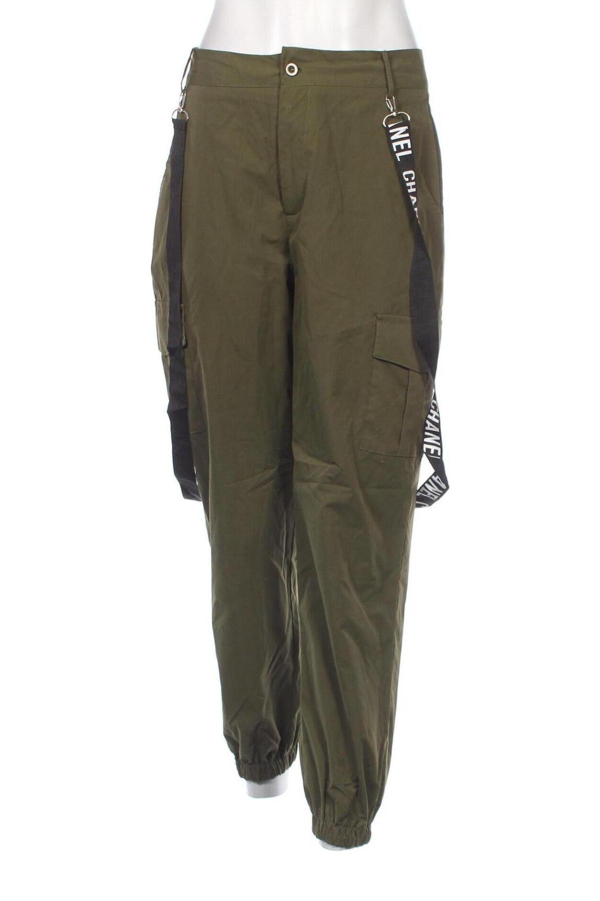 Pantaloni de femei ChicMe, Mărime M, Culoare Verde, Preț 95,39 Lei
