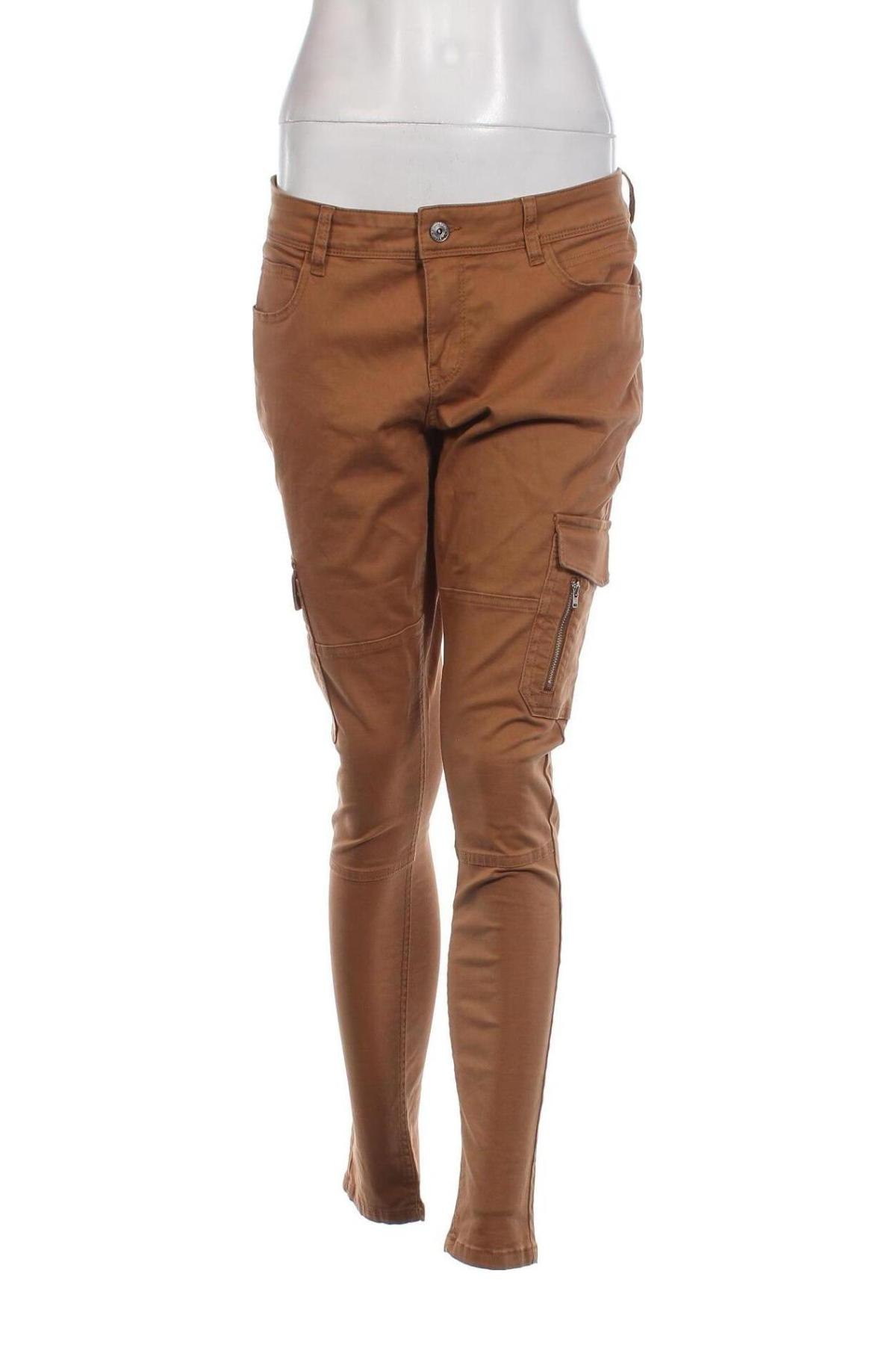 Pantaloni de femei Clockhouse, Mărime M, Culoare Maro, Preț 33,39 Lei
