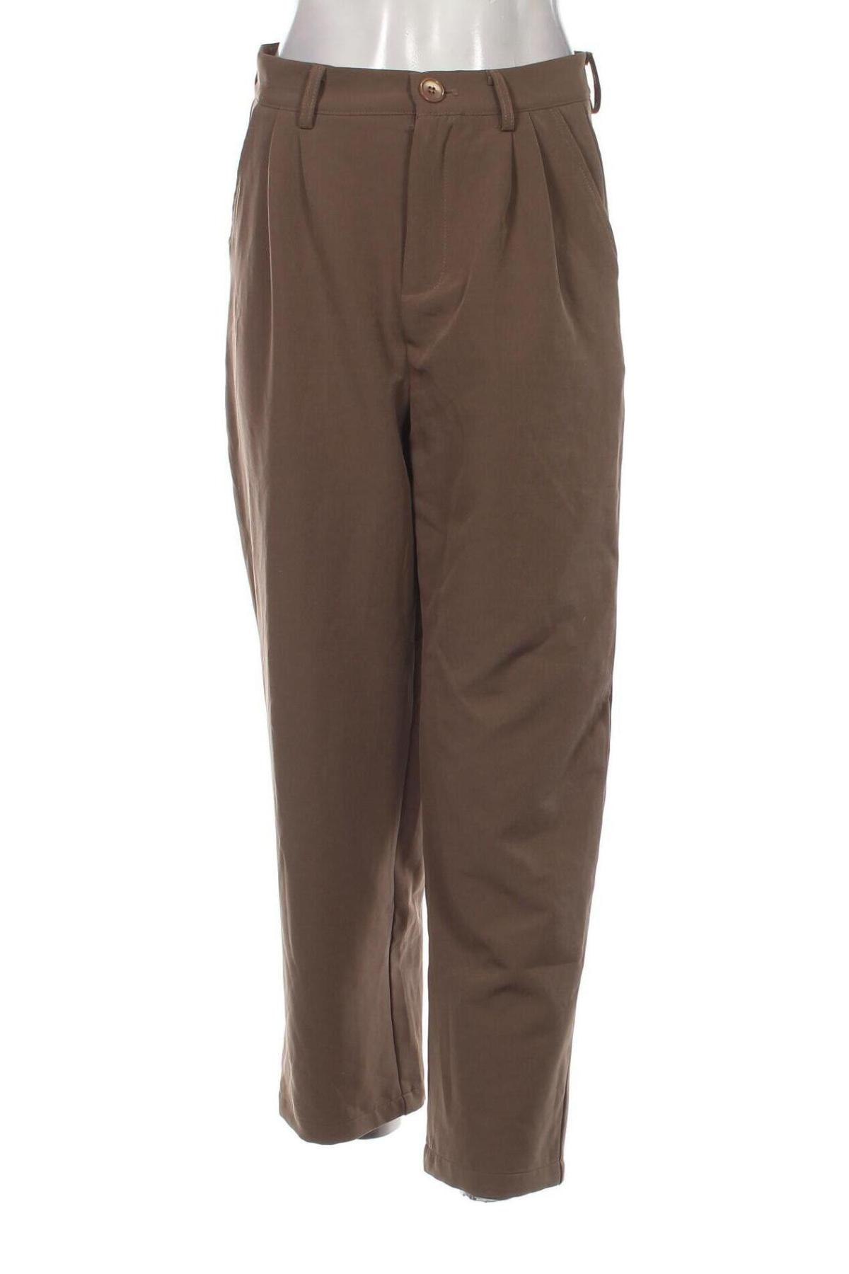 Pantaloni de femei DAZY, Mărime M, Culoare Maro, Preț 95,39 Lei
