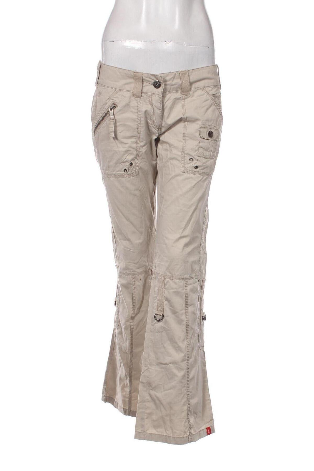Pantaloni de femei Edc By Esprit, Mărime S, Culoare Bej, Preț 35,07 Lei