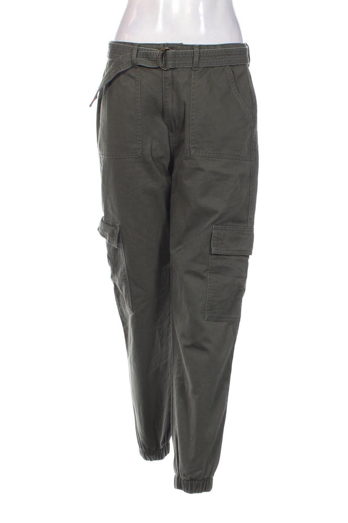 Pantaloni de femei F&F, Mărime M, Culoare Verde, Preț 42,17 Lei