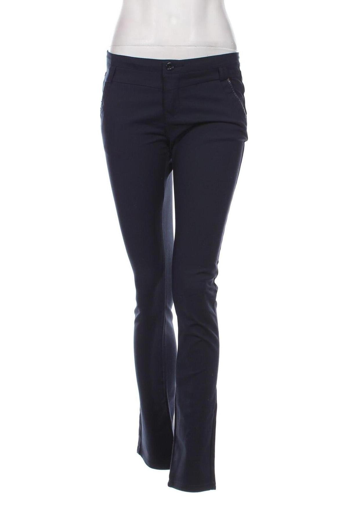 Pantaloni de femei Fabrizia, Mărime M, Culoare Albastru, Preț 36,61 Lei