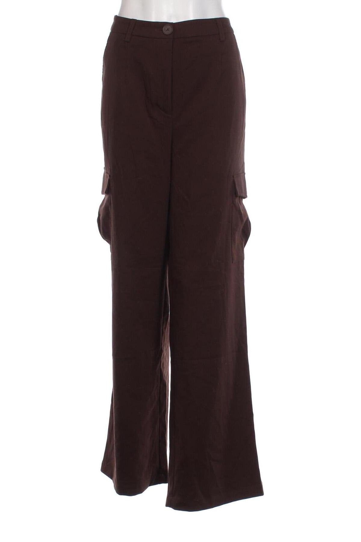 Pantaloni de femei Fb Sister, Mărime L, Culoare Maro, Preț 19,08 Lei