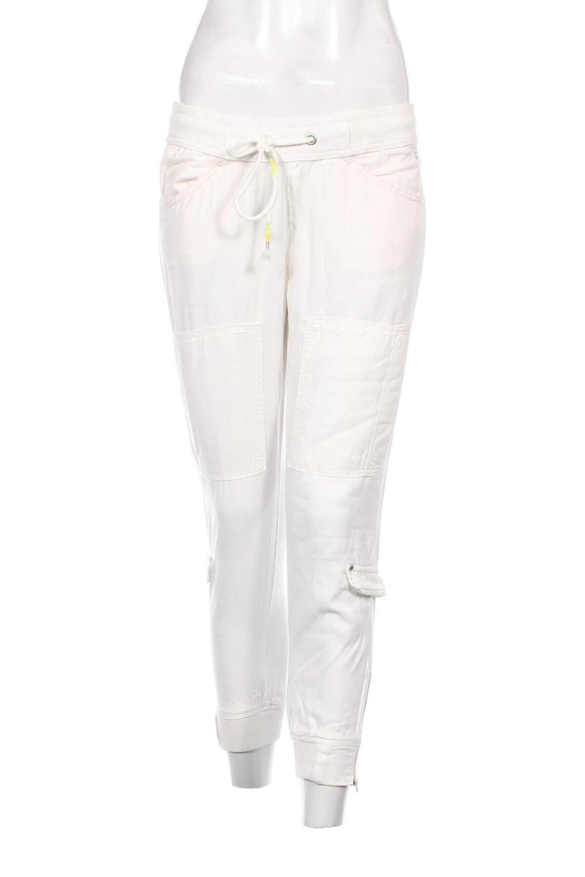 Дамски панталон Freeman T. Porter, Размер S, Цвят Бял, Цена 46,80 лв.