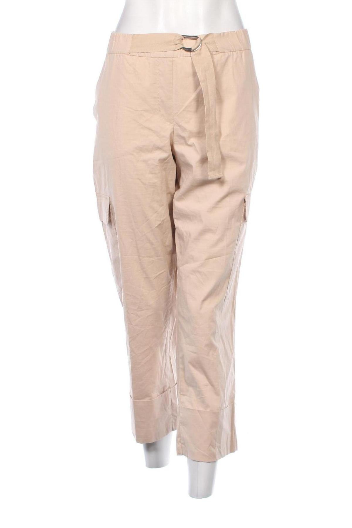 Pantaloni de femei Gerry Weber, Mărime L, Culoare Bej, Preț 114,08 Lei