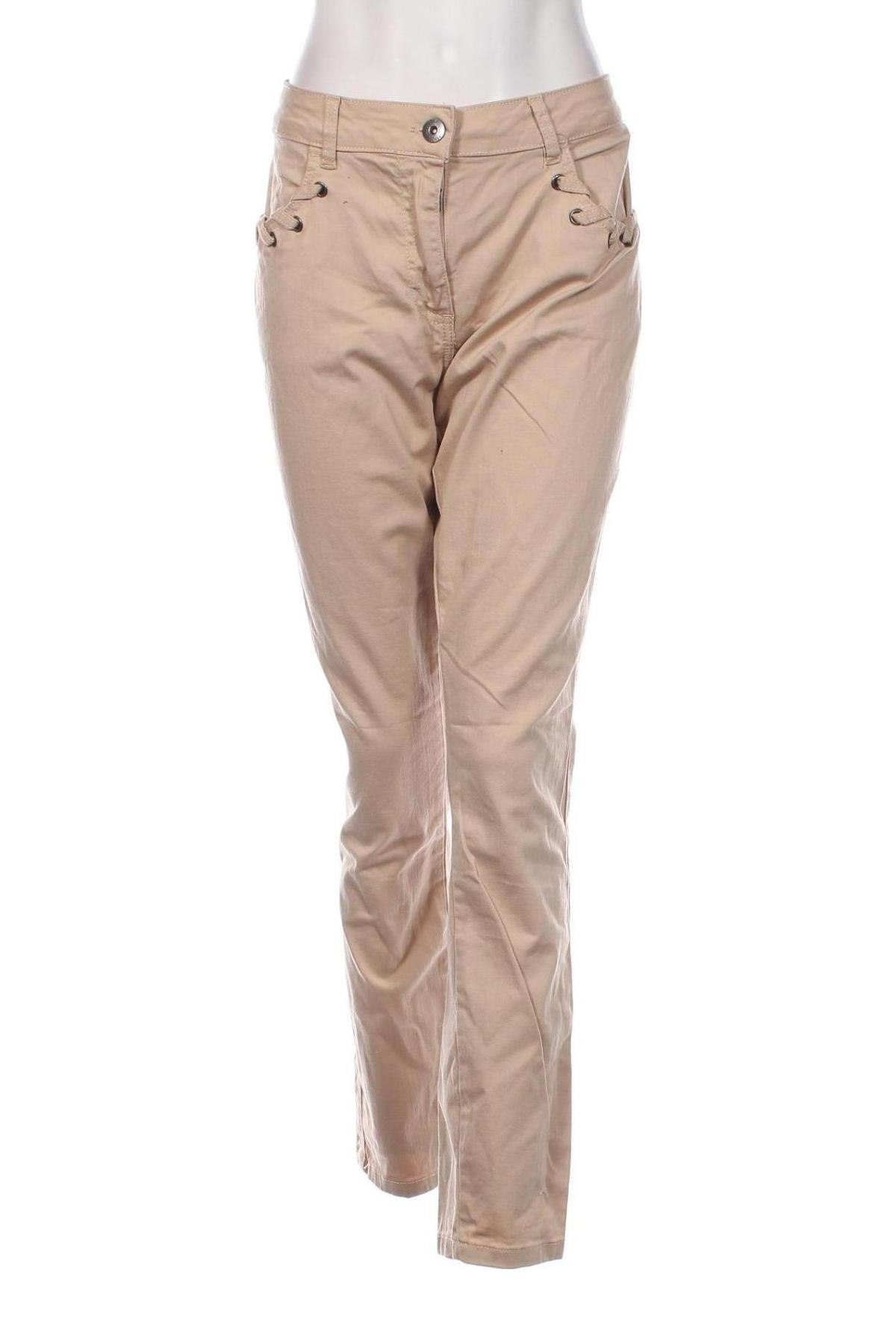 Pantaloni de femei Gina Benotti, Mărime XL, Culoare Bej, Preț 47,70 Lei