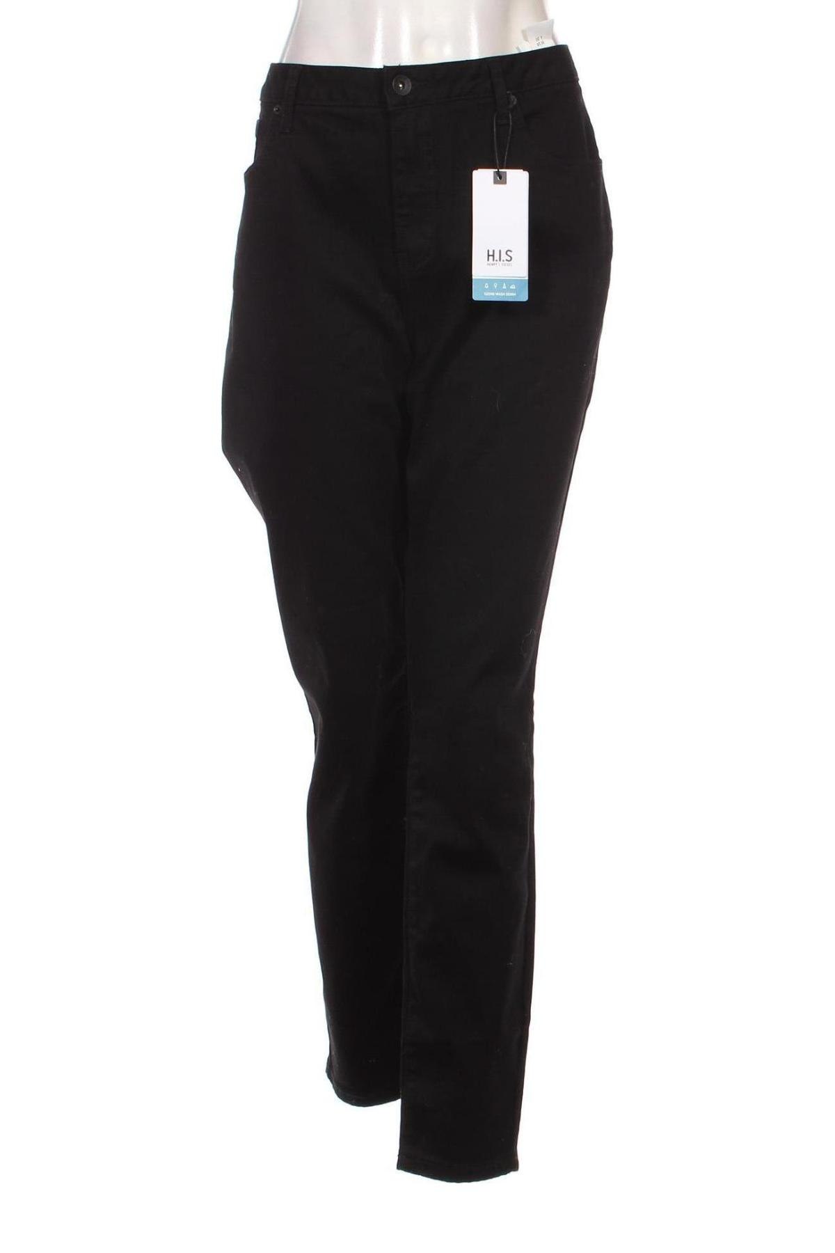 Дамски панталон H.I.S, Размер XXL, Цвят Черен, Цена 26,68 лв.