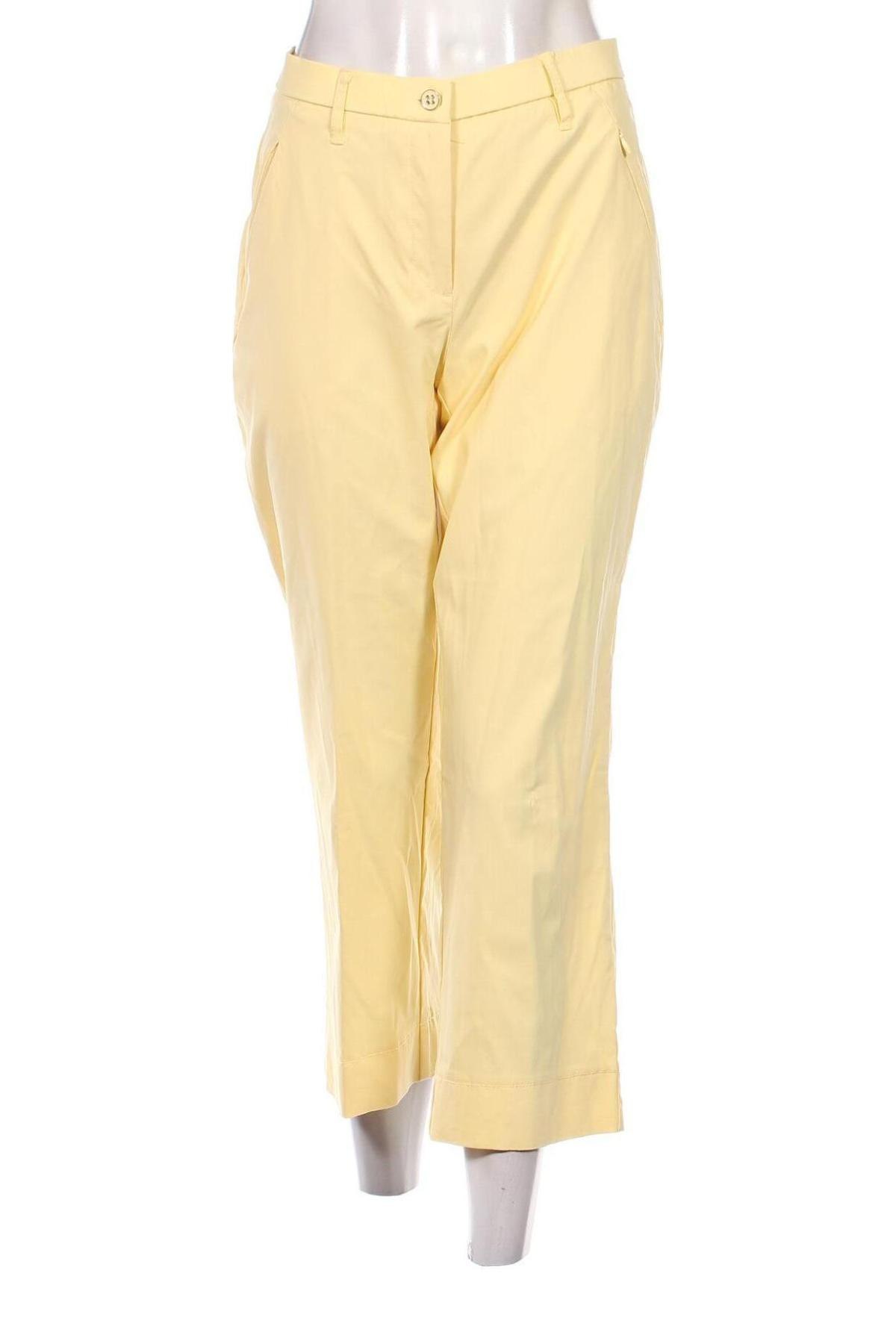 Γυναικείο παντελόνι Helena Vera, Μέγεθος M, Χρώμα Κίτρινο, Τιμή 11,76 €