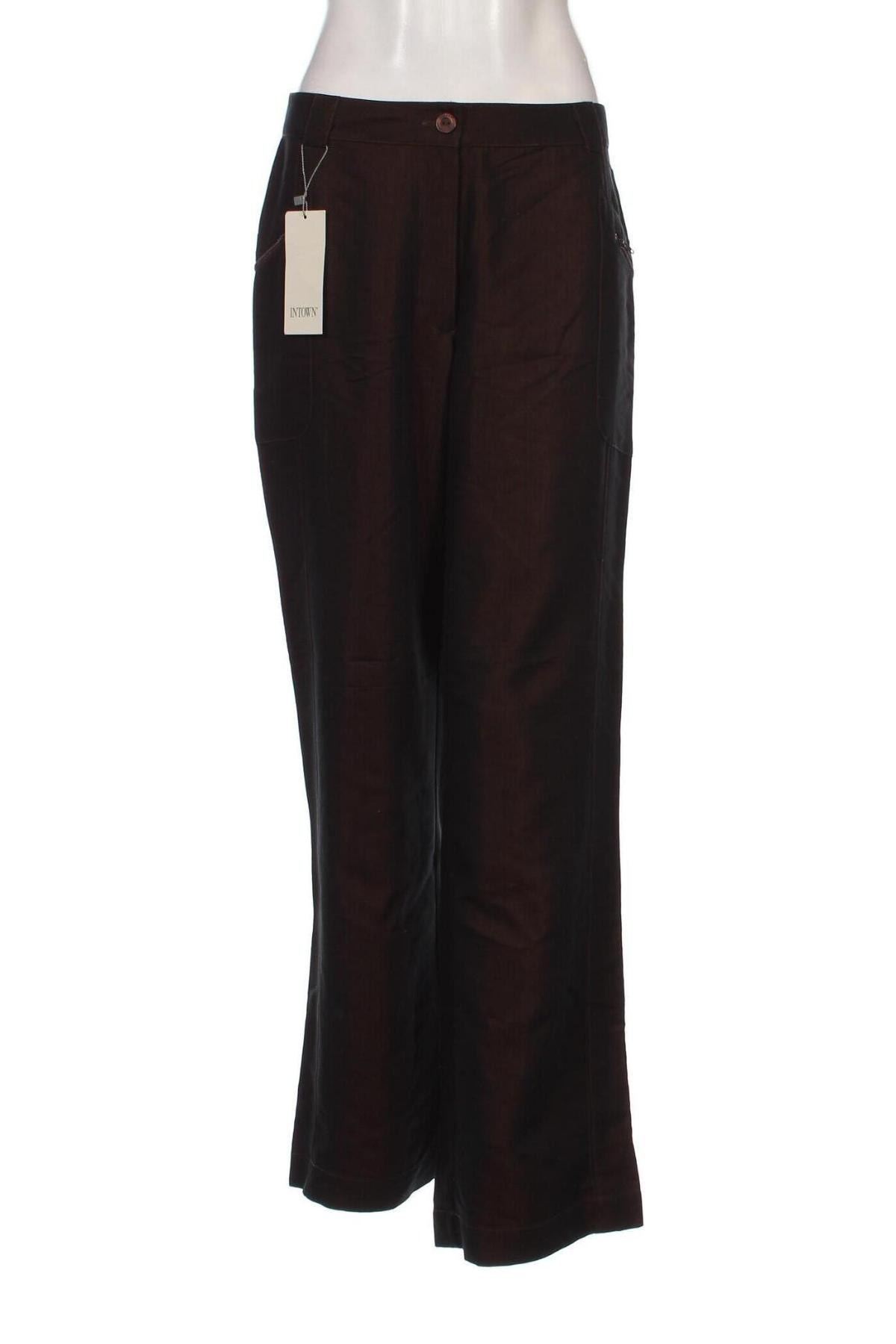 Pantaloni de femei Intown, Mărime M, Culoare Maro, Preț 35,21 Lei