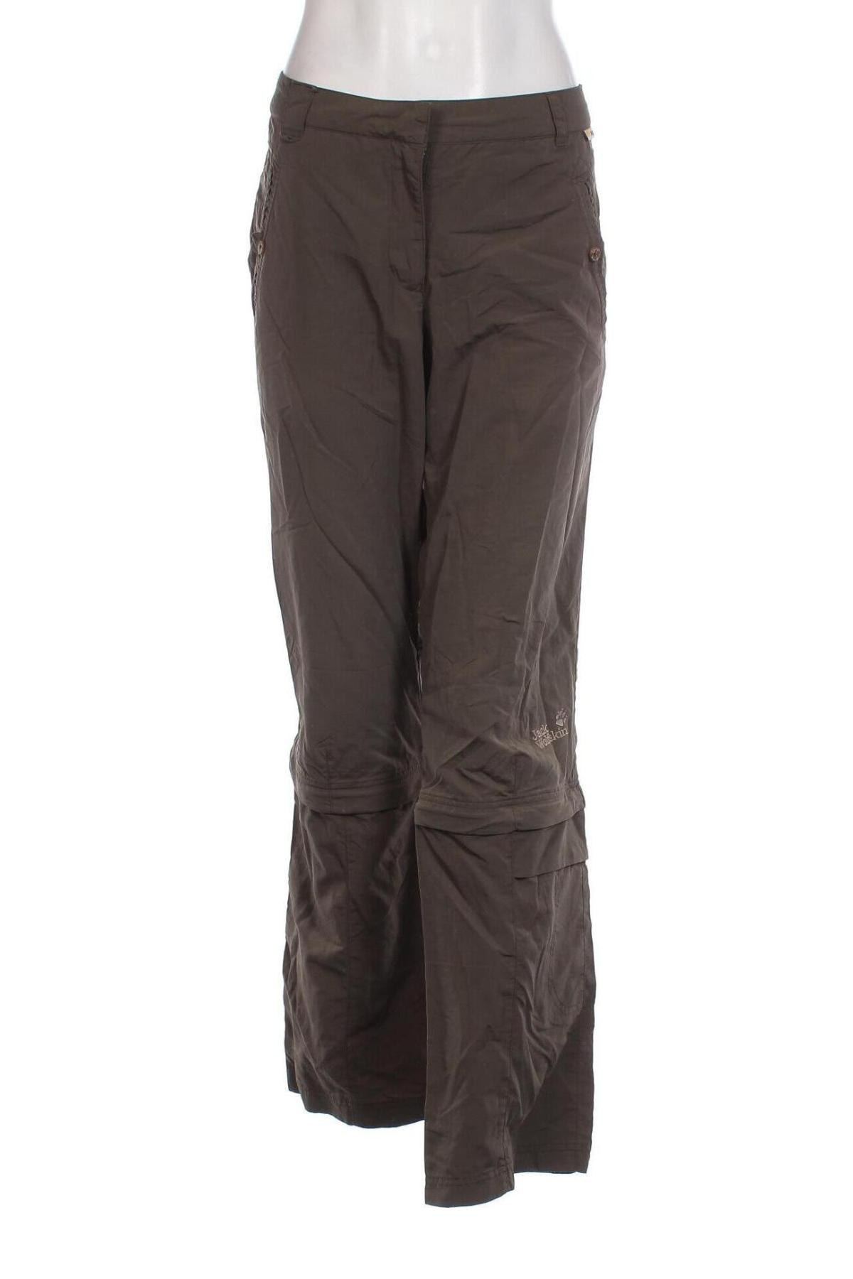 Дамски панталон Jack Wolfskin, Размер M, Цвят Зелен, Цена 55,00 лв.
