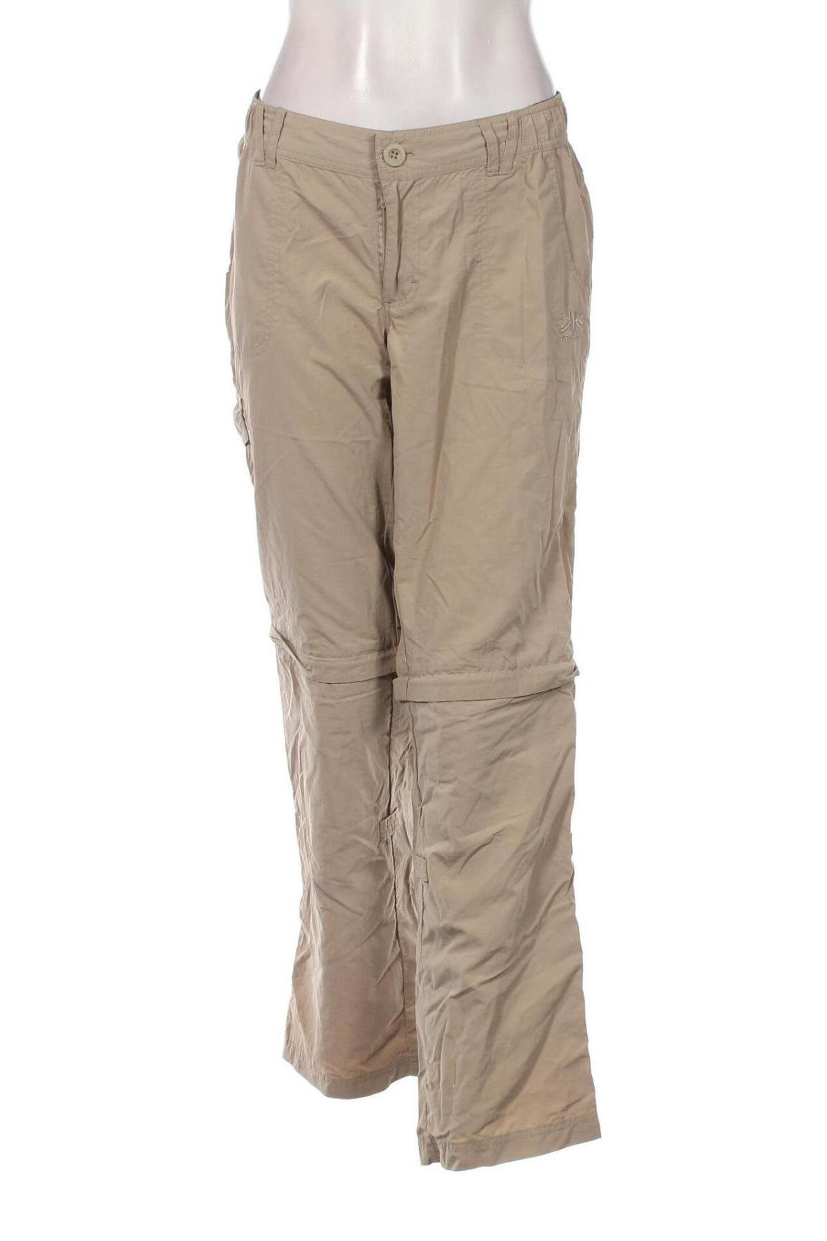 Γυναικείο παντελόνι Karrimor, Μέγεθος M, Χρώμα  Μπέζ, Τιμή 6,29 €